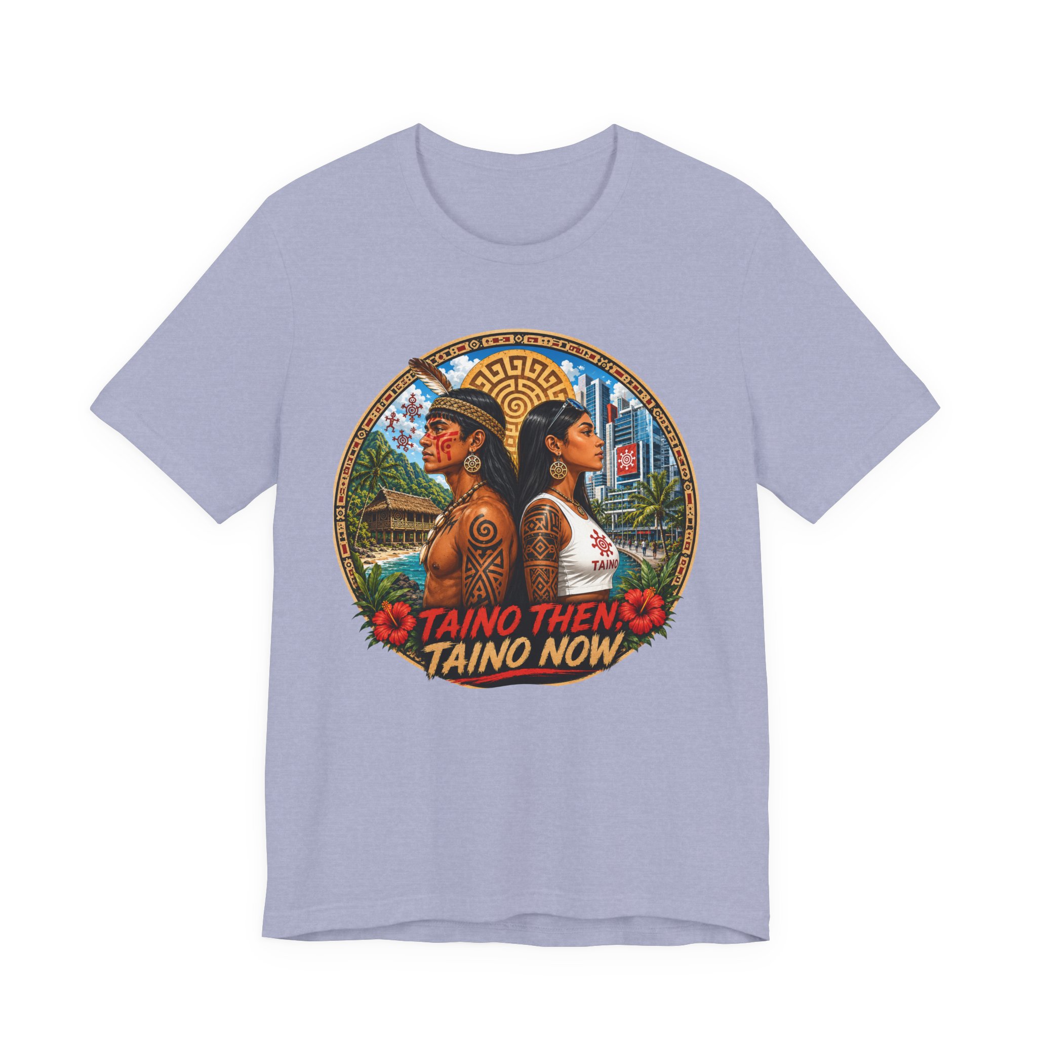 Taino Then Taino Now T-Shirt – Taíno Heritage Graphic Tee - Image 4
