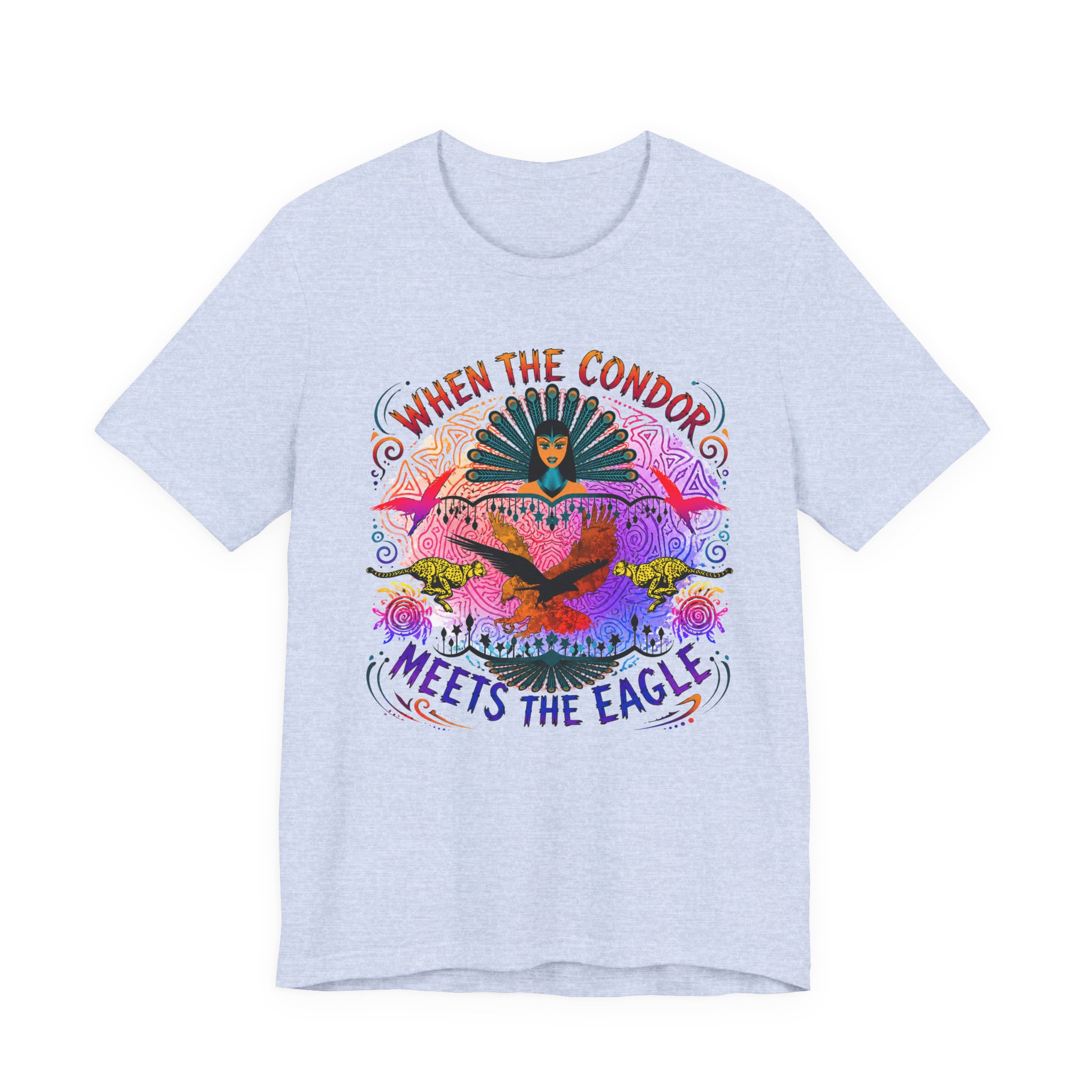 When the Condor Meets the Eagle T-Shirt – Cultural Unity Tee - Image 5