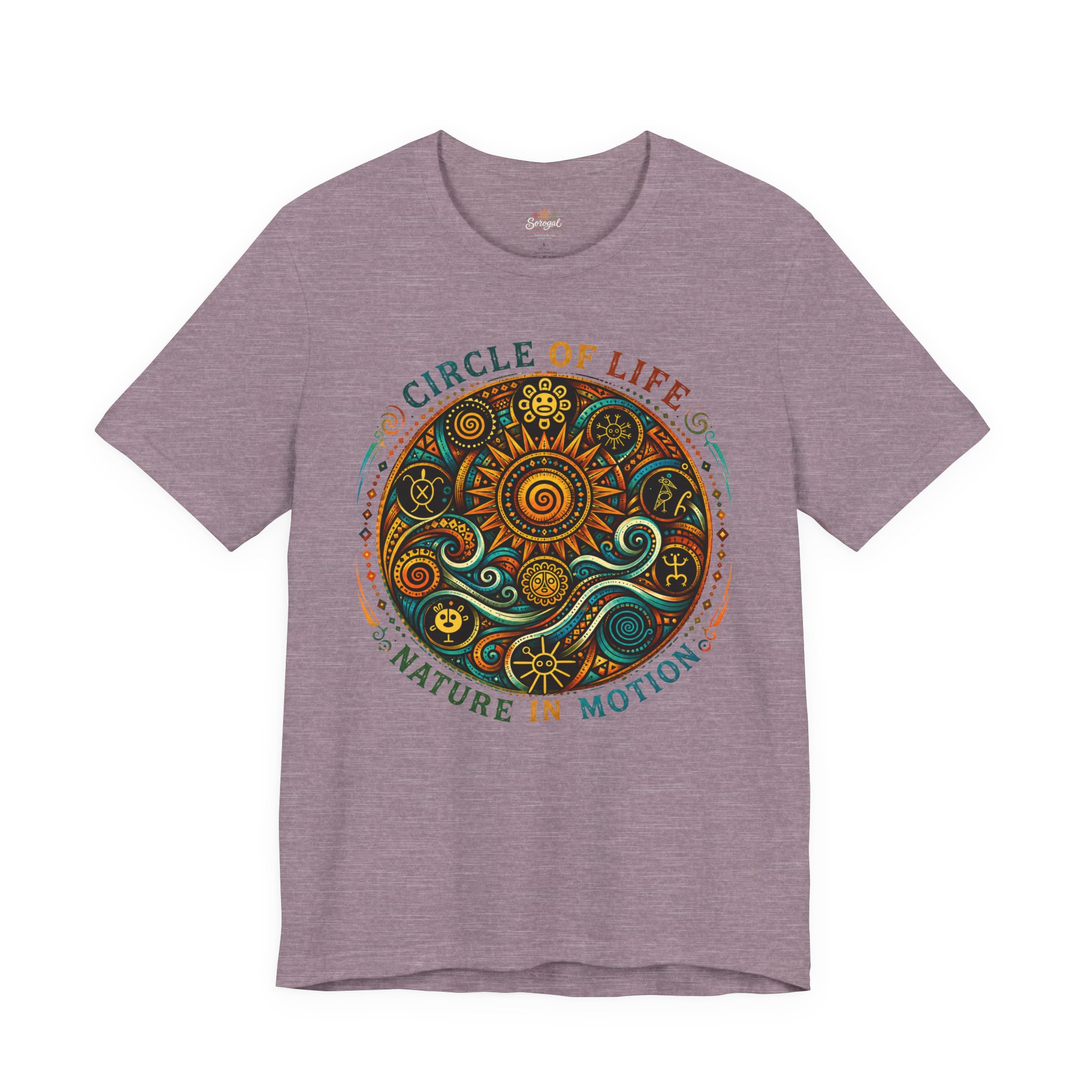 Circle of Life Tee — 'Nature in Motion' Graphic T-Shirt - Image 9