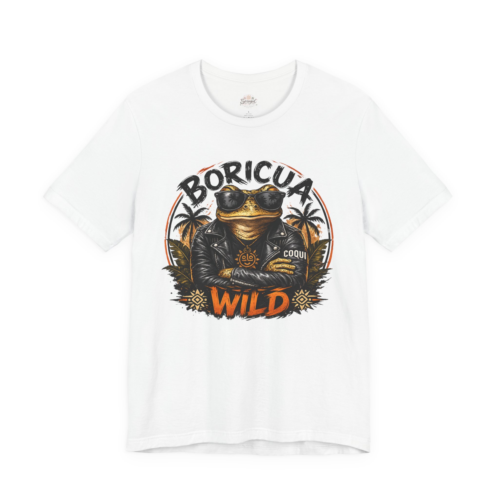 Boricua Wild Frog Tee | Puerto Rican Pride T-Shirt - Image 2