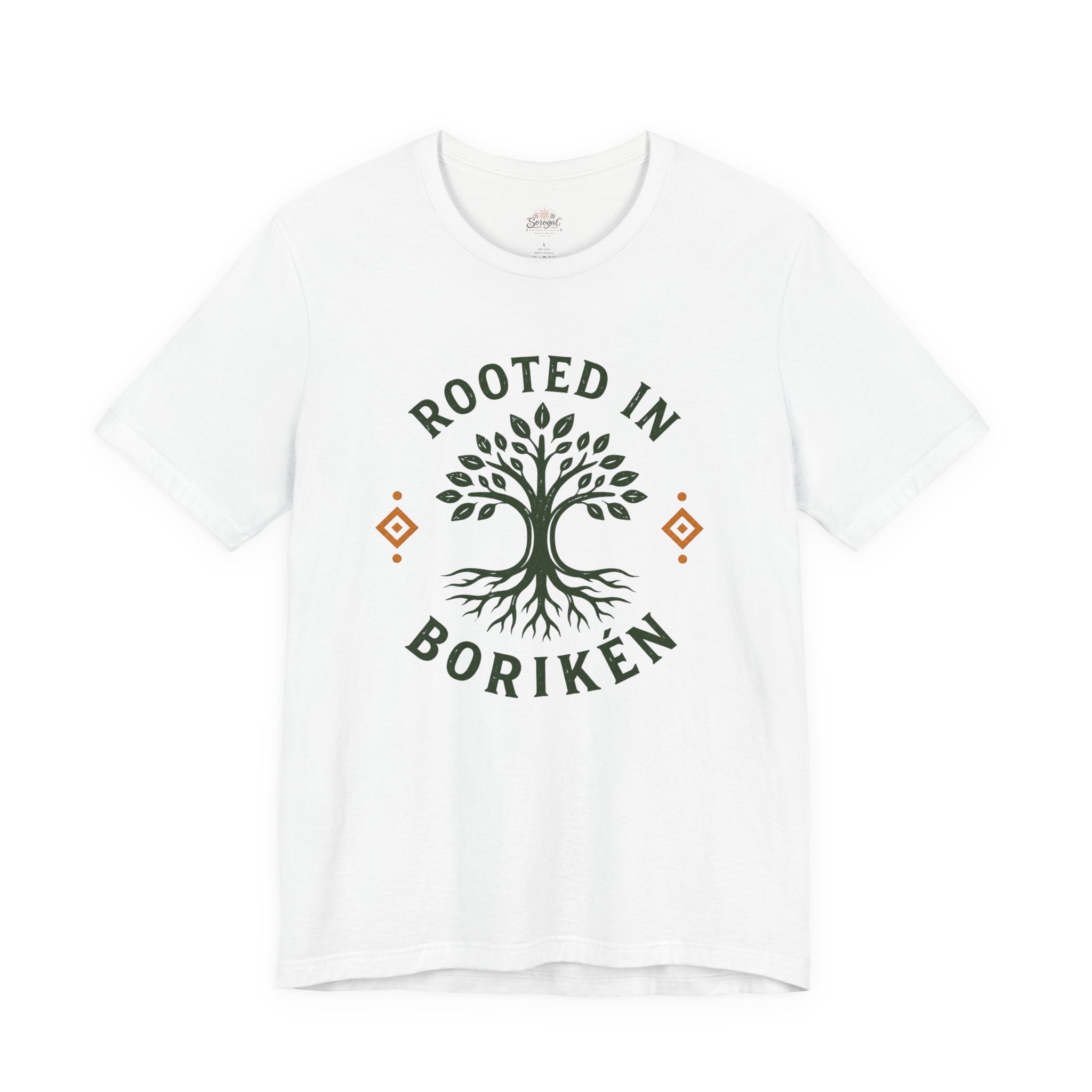 Rooted in Borikén T-Shirt | Puerto Rican Heritage Tee - Image 2