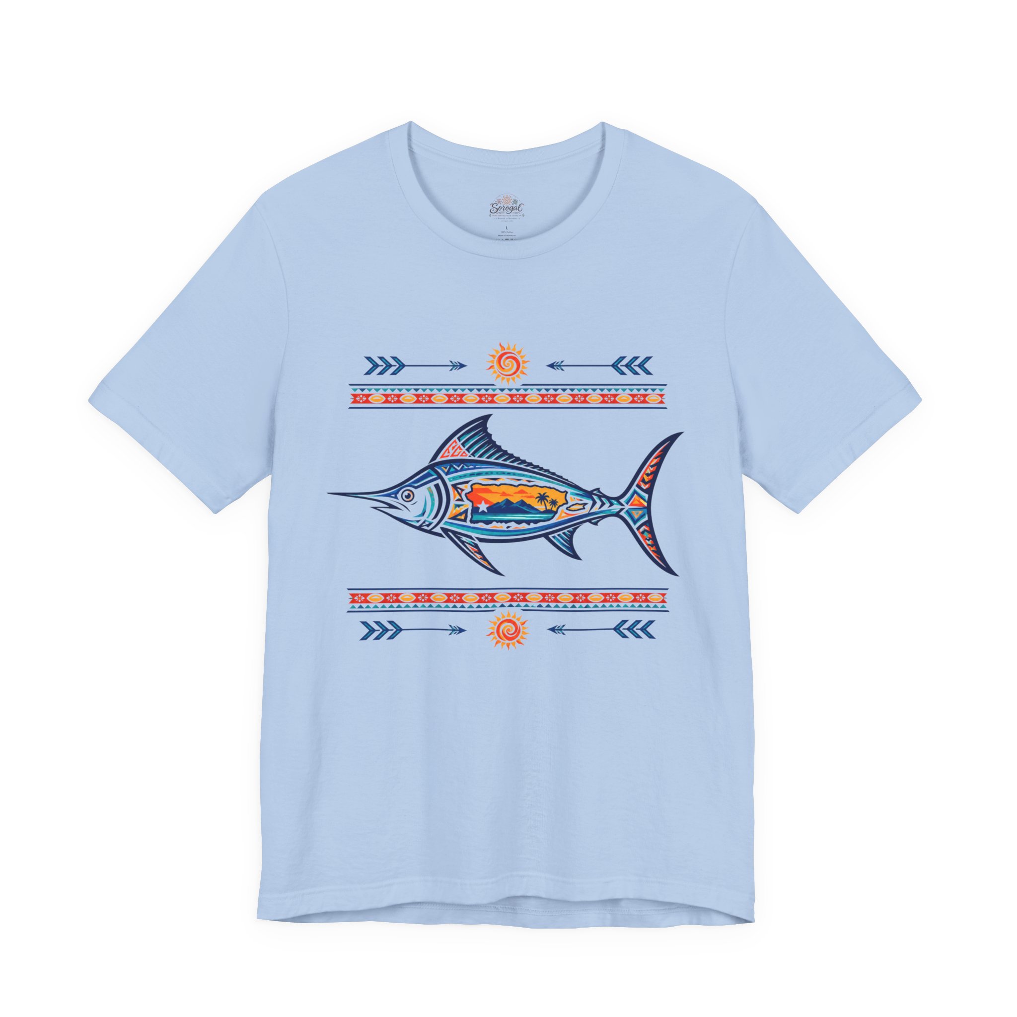 Puerto Rico Tuna Fish T-Shirt | Coastal Fishing Graphic Tee - Image 7