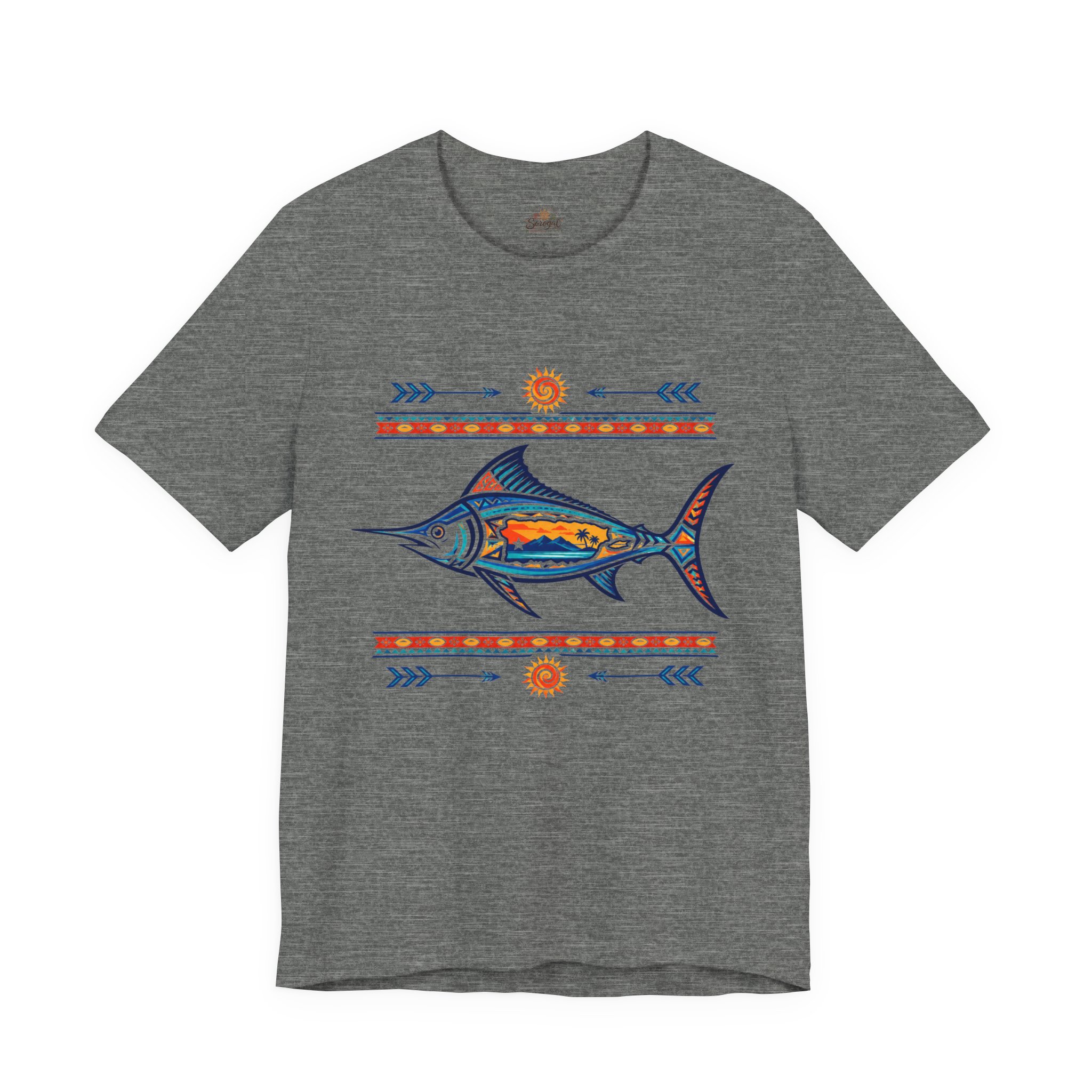 Puerto Rico Tuna Fish T-Shirt | Coastal Fishing Graphic Tee - Image 3