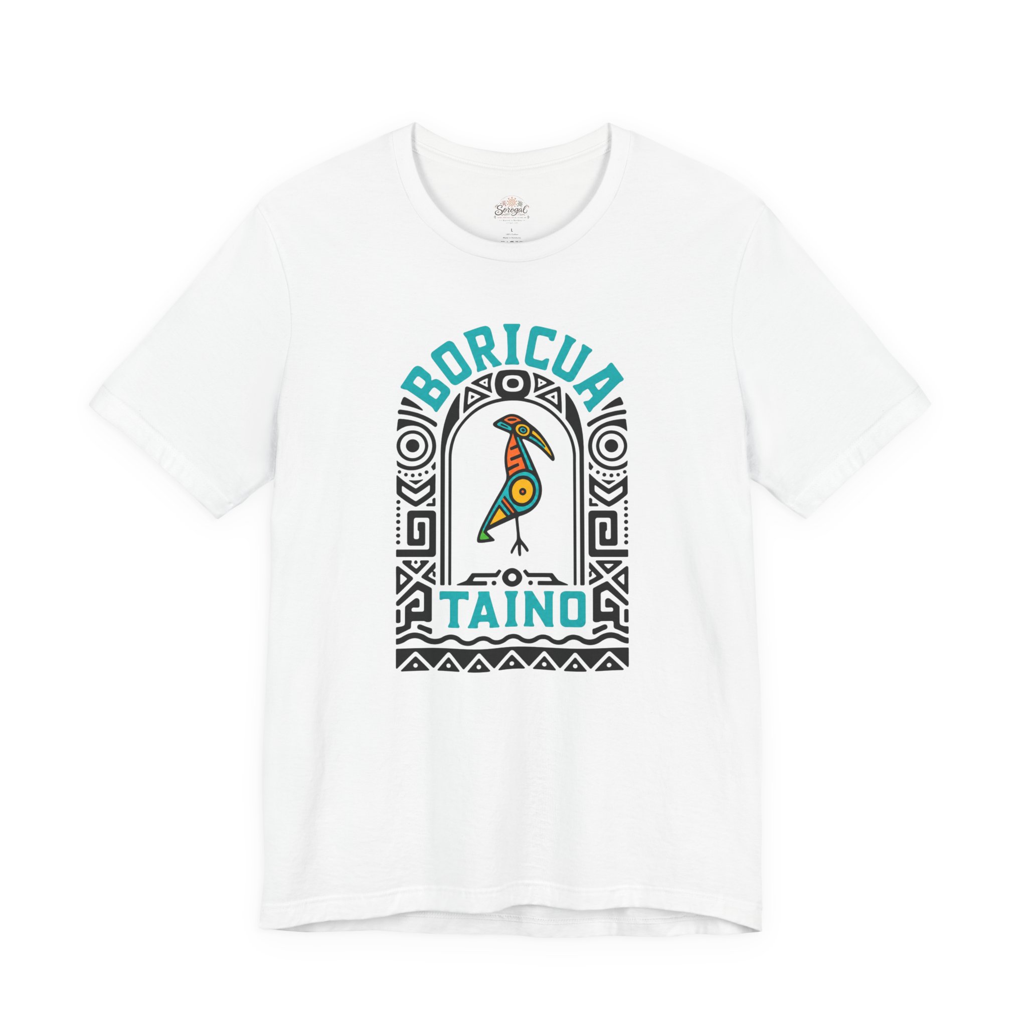 Boricua Taíno Bird Tee | Puerto Rican Indigenous Heritage T-Shirt - Image 2