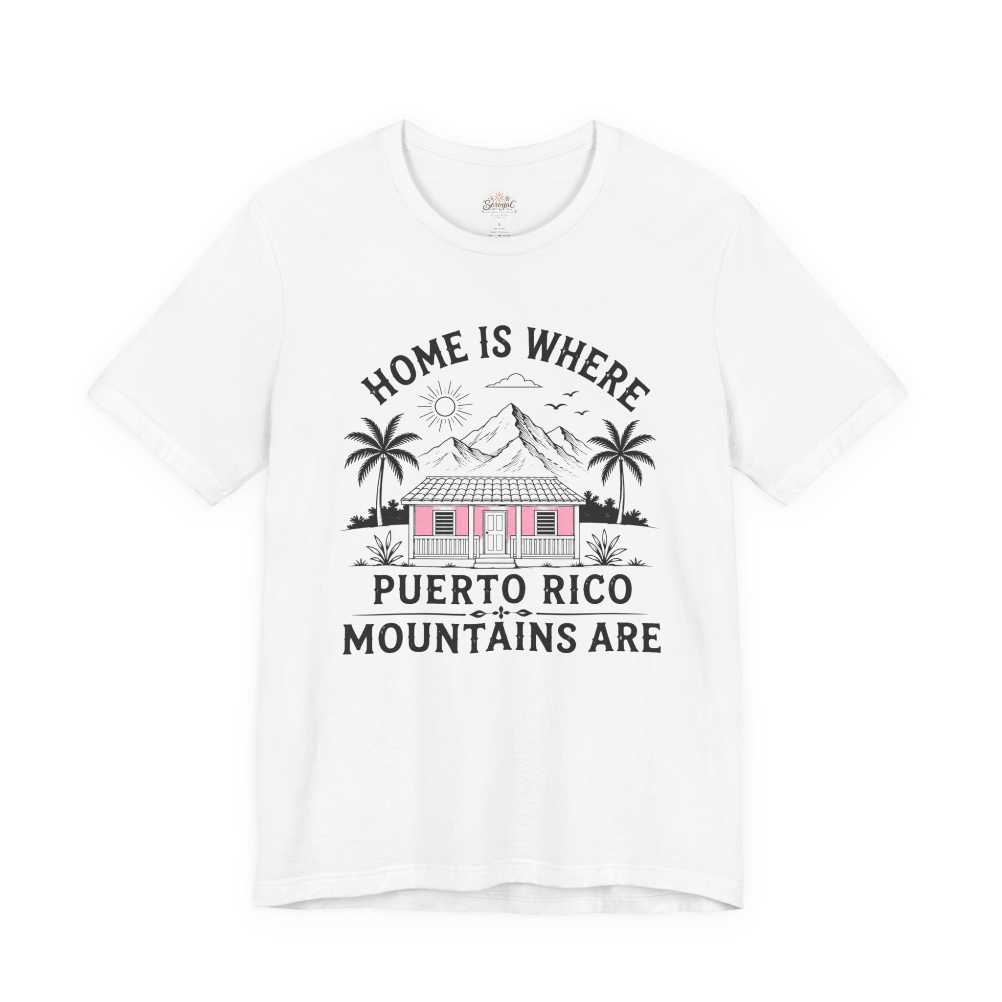 PPuerto Rico Mountains T-Shirt – Home Is Where Puerto Rico Mountains Are - Image 2