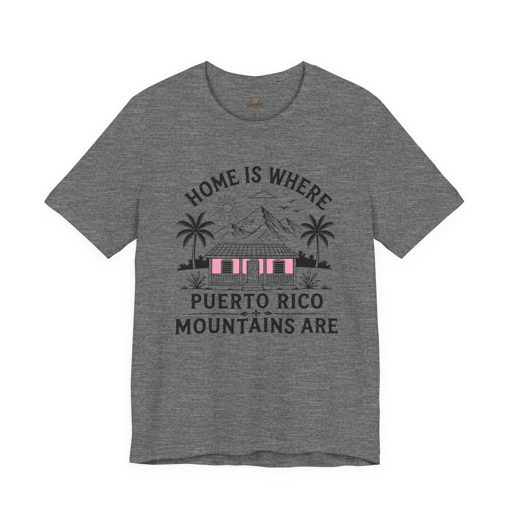 PPuerto Rico Mountains T-Shirt – Home Is Where Puerto Rico Mountains Are - Image 4