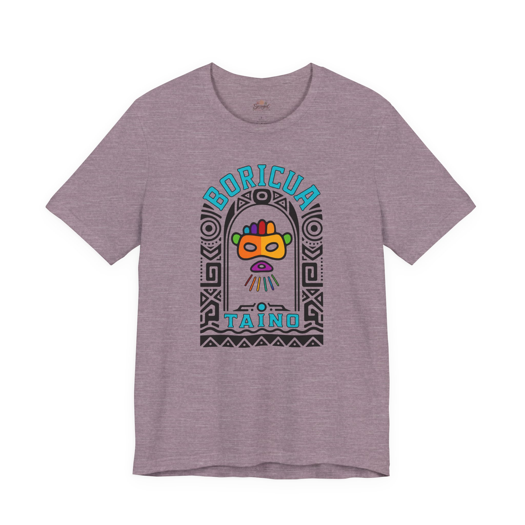 Boricua Taíno Mask T-Shirt — Puerto Rican Heritage Graphic Tee - Image 11
