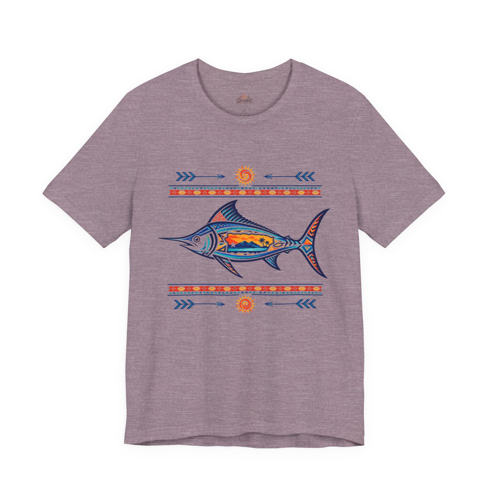 Puerto Rico Tuna Fish T-Shirt | Coastal Fishing Graphic Tee - Image 10
