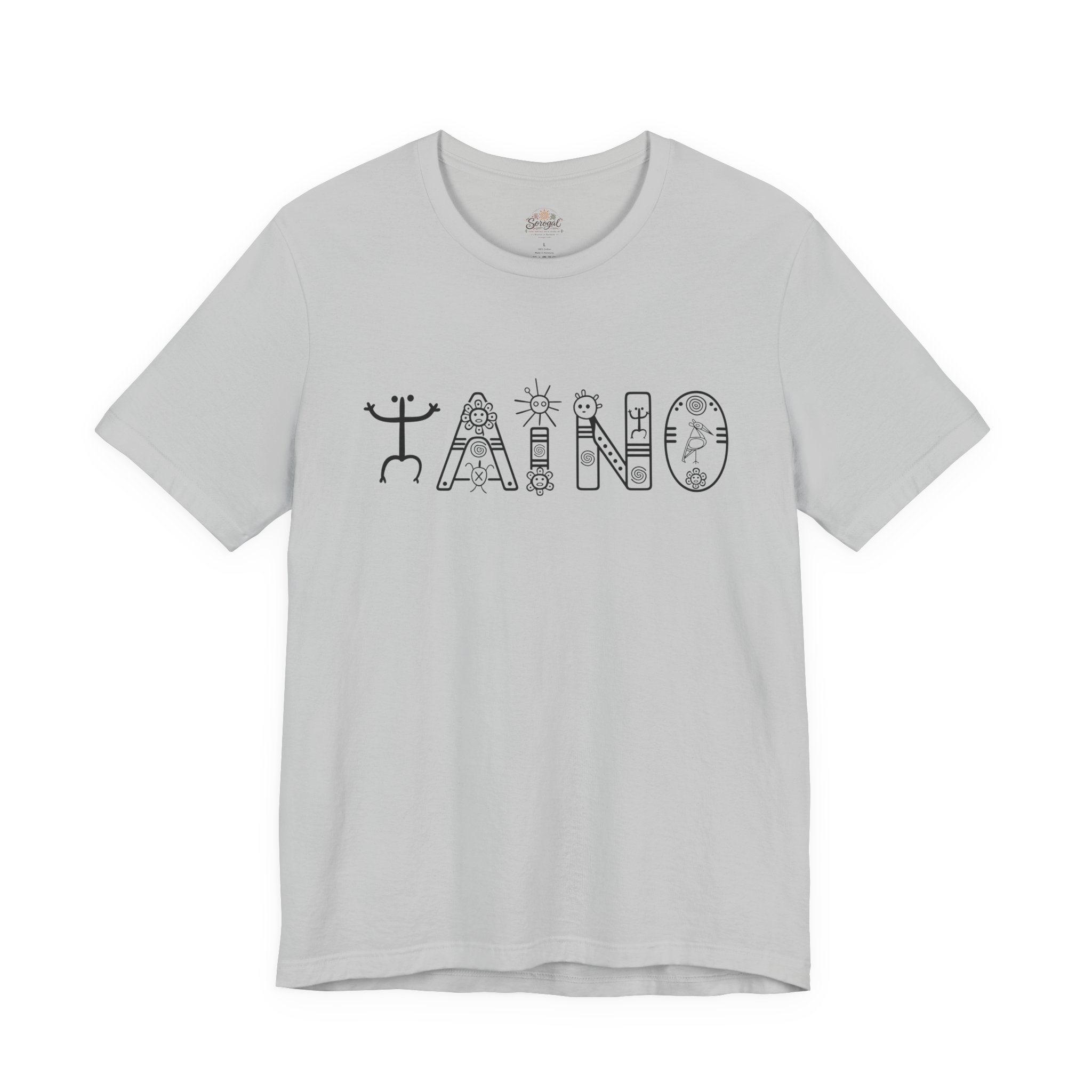 Taíno Tribal Glyphs T-Shirt — Puerto Rican Heritage Graphic Tee - Image 3