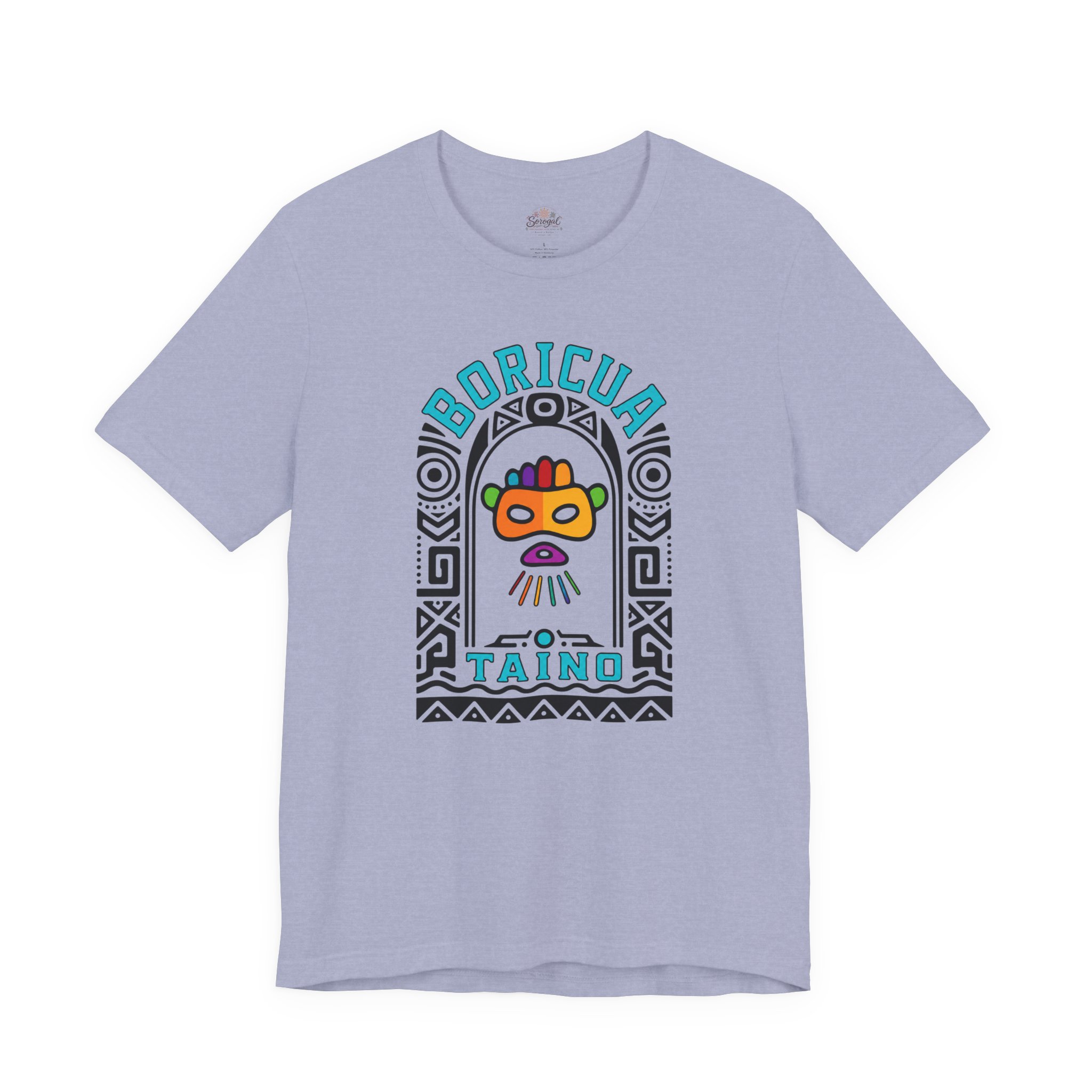 Boricua Taíno Mask T-Shirt — Puerto Rican Heritage Graphic Tee - Image 9