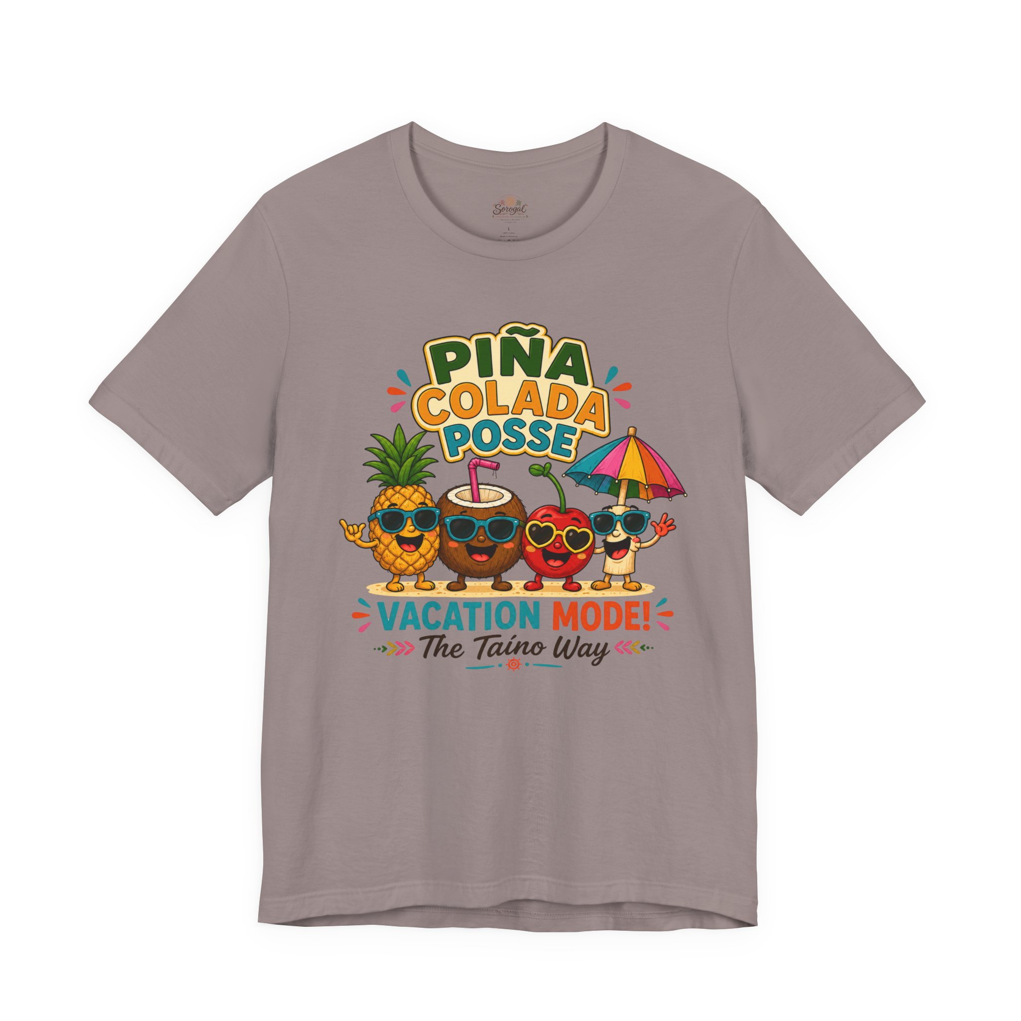 Piña Colada T-Shirt | Puerto Rican Vacation Mode Tropical Tee - Image 3