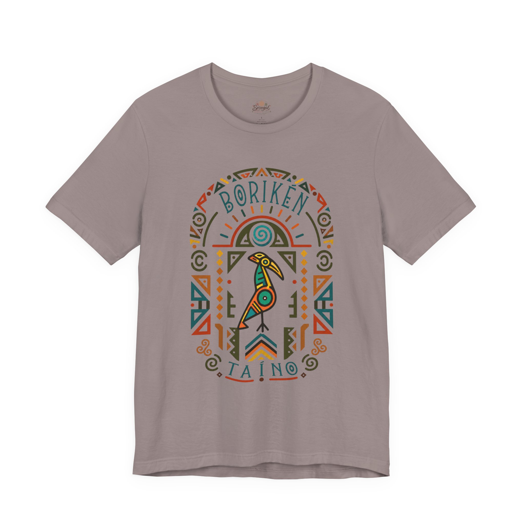 Borikén Taíno Tribal Bird Graphic Tee – Puerto Rican Heritage T-Shirt - Image 4