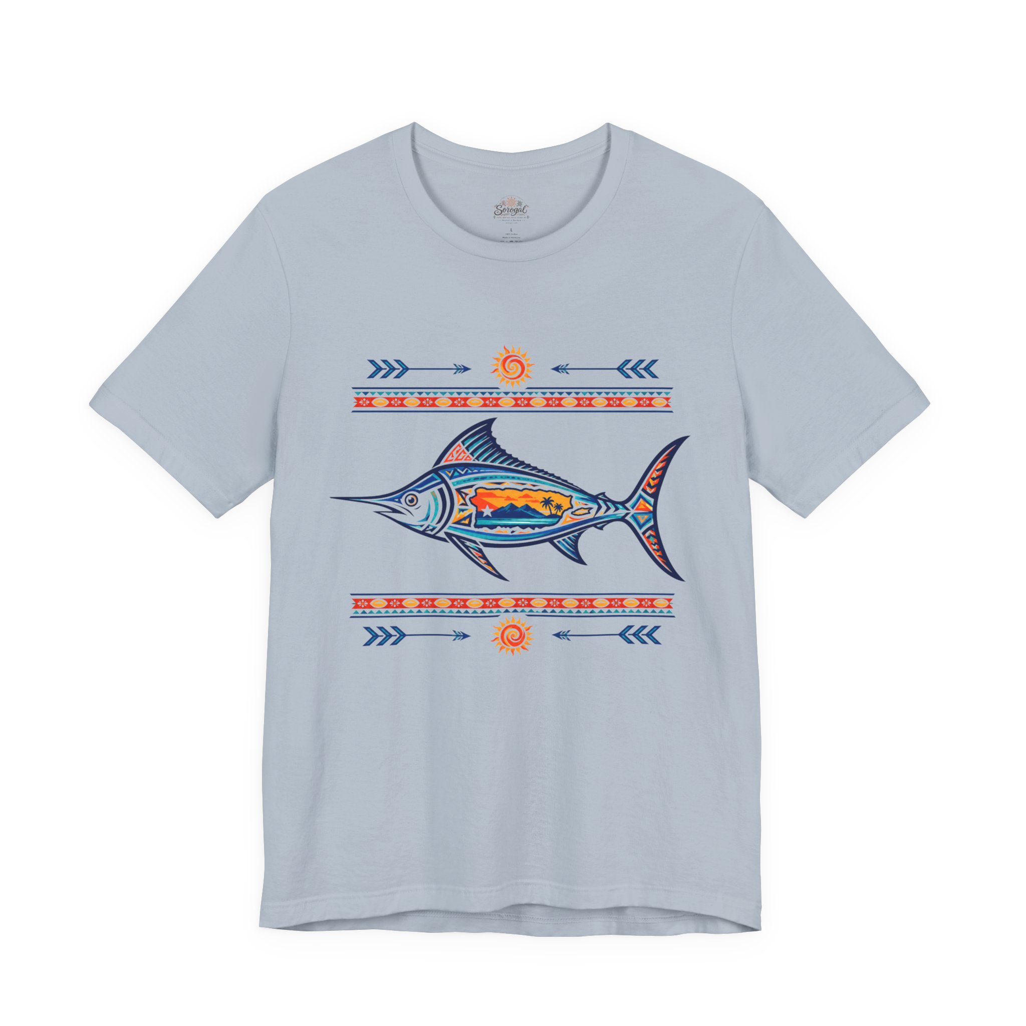 Puerto Rico Tuna Fish T-Shirt | Coastal Fishing Graphic Tee - Image 8