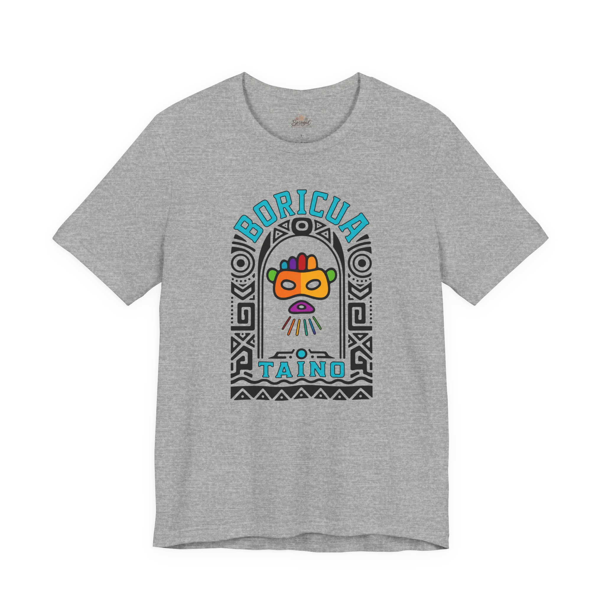 Boricua Taíno Mask T-Shirt — Puerto Rican Heritage Graphic Tee - Image 8