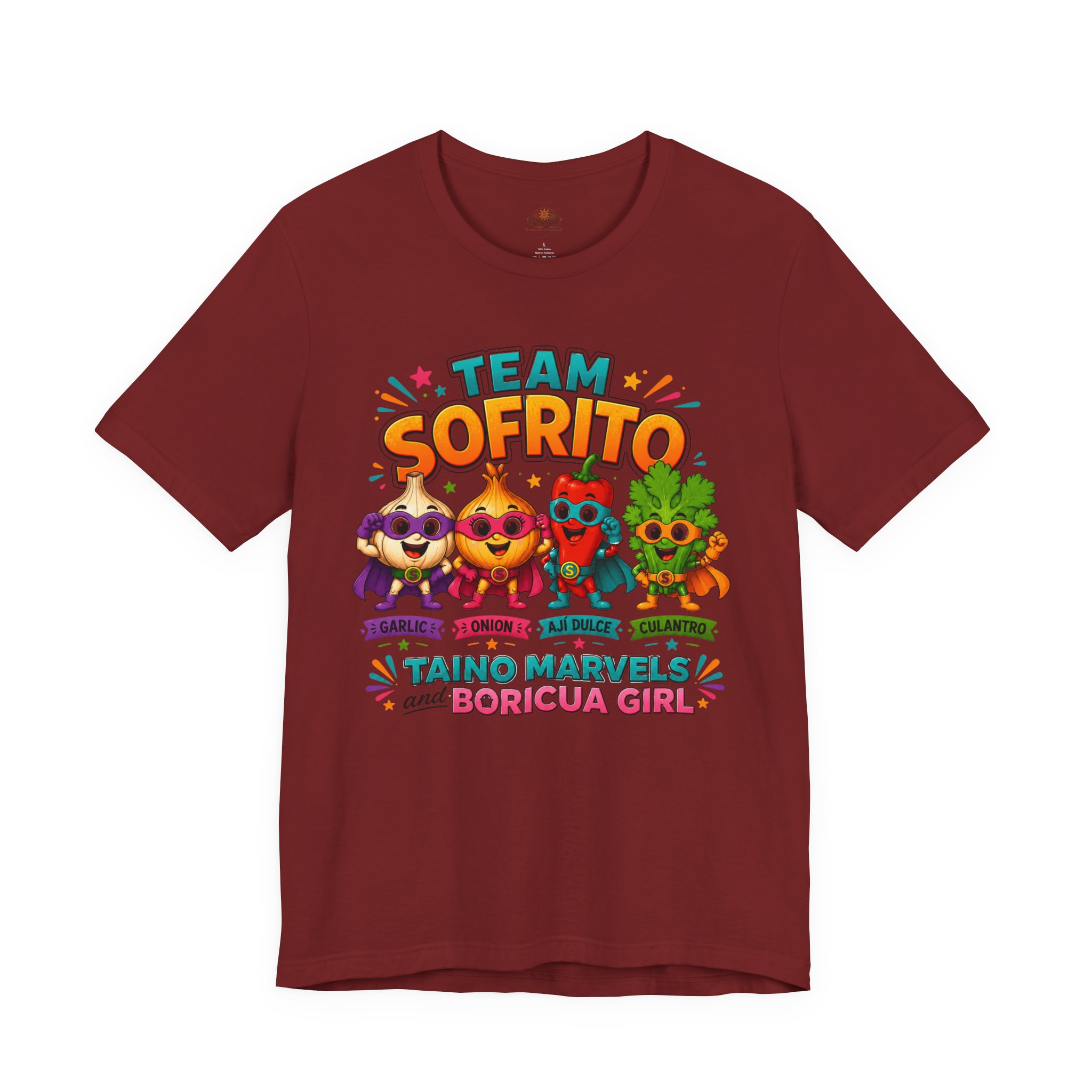 Team Sofrito | Boricua Girl Puerto Rican Food T-Shirt - Image 14
