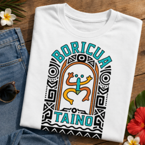 Boricua Taíno Graphic Tee — Puerto Rican Heritage T-Shirt