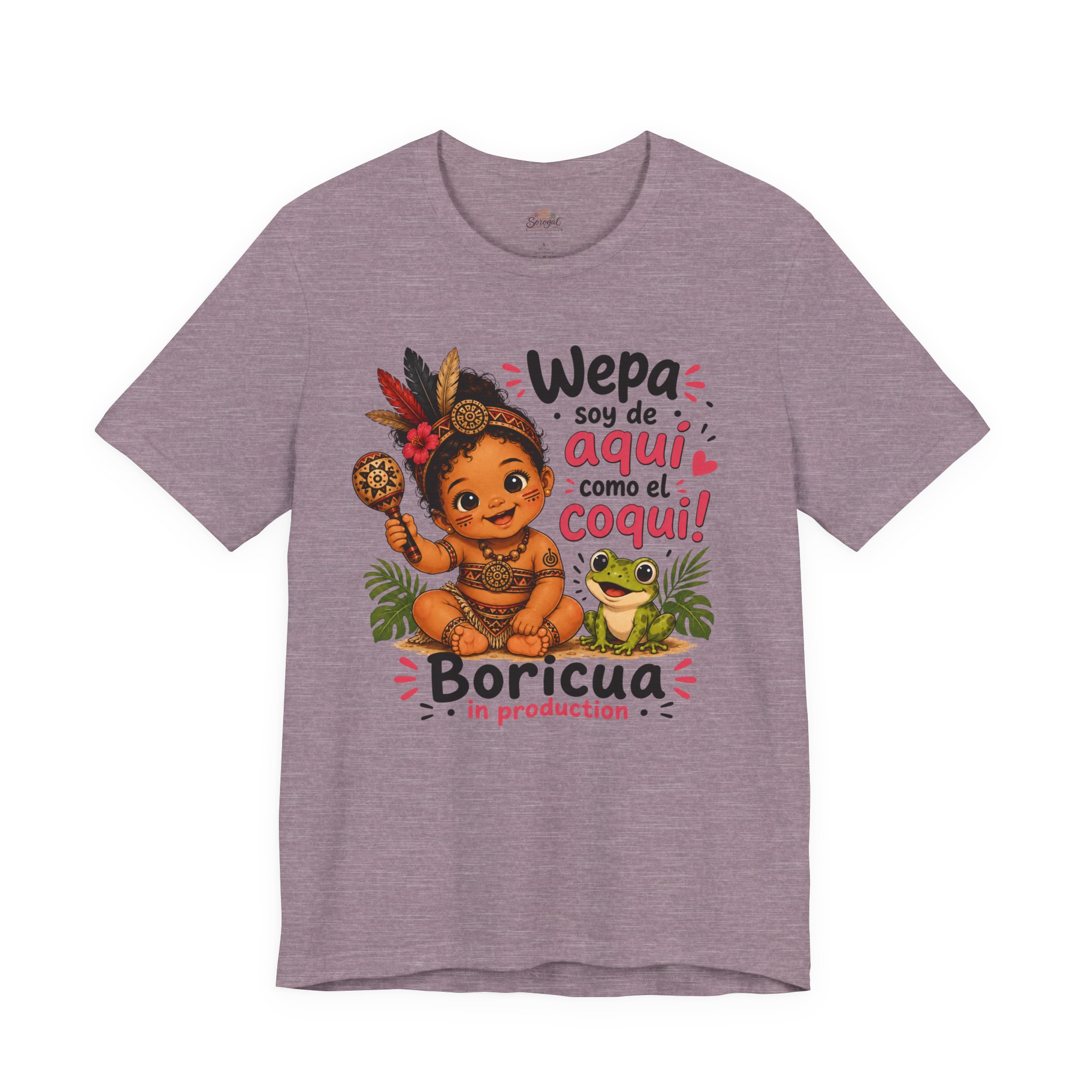 Boricua in Production T-Shirt — Puerto Rican Pregnancy Announcement Tee - Image 6