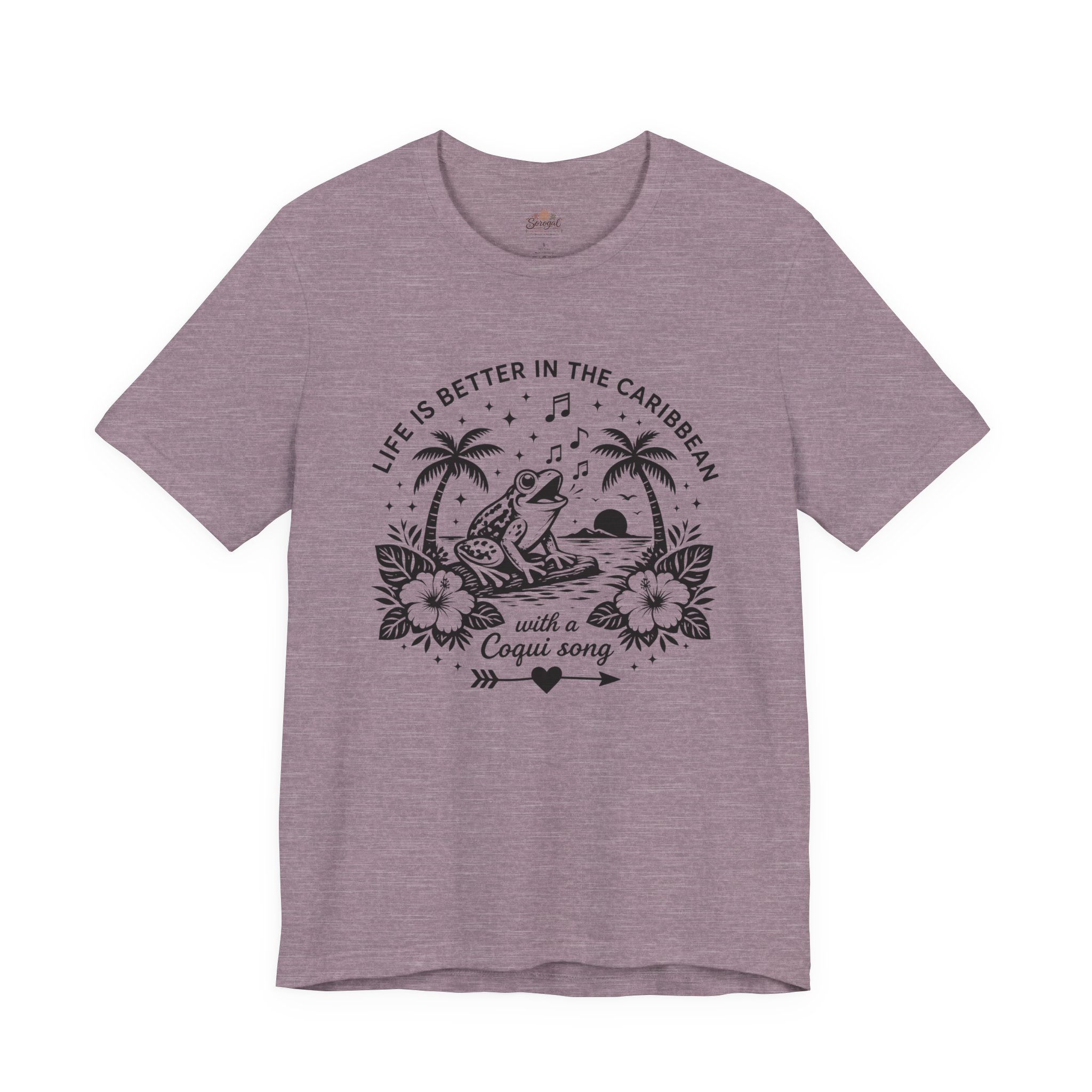 Coquí Song T-Shirt | Life Is Better in the Caribbean Tee - Image 8