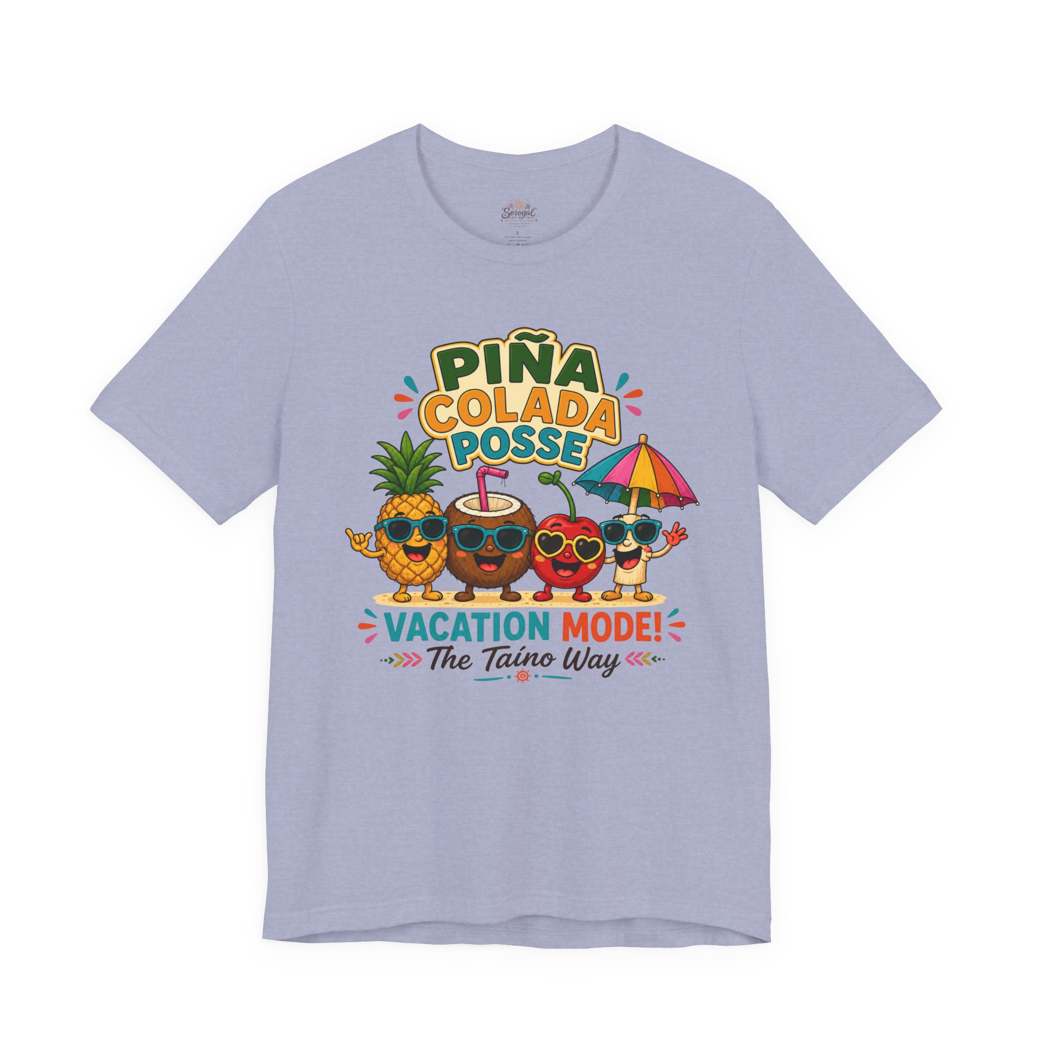 Piña Colada T-Shirt | Puerto Rican Vacation Mode Tropical Tee - Image 8
