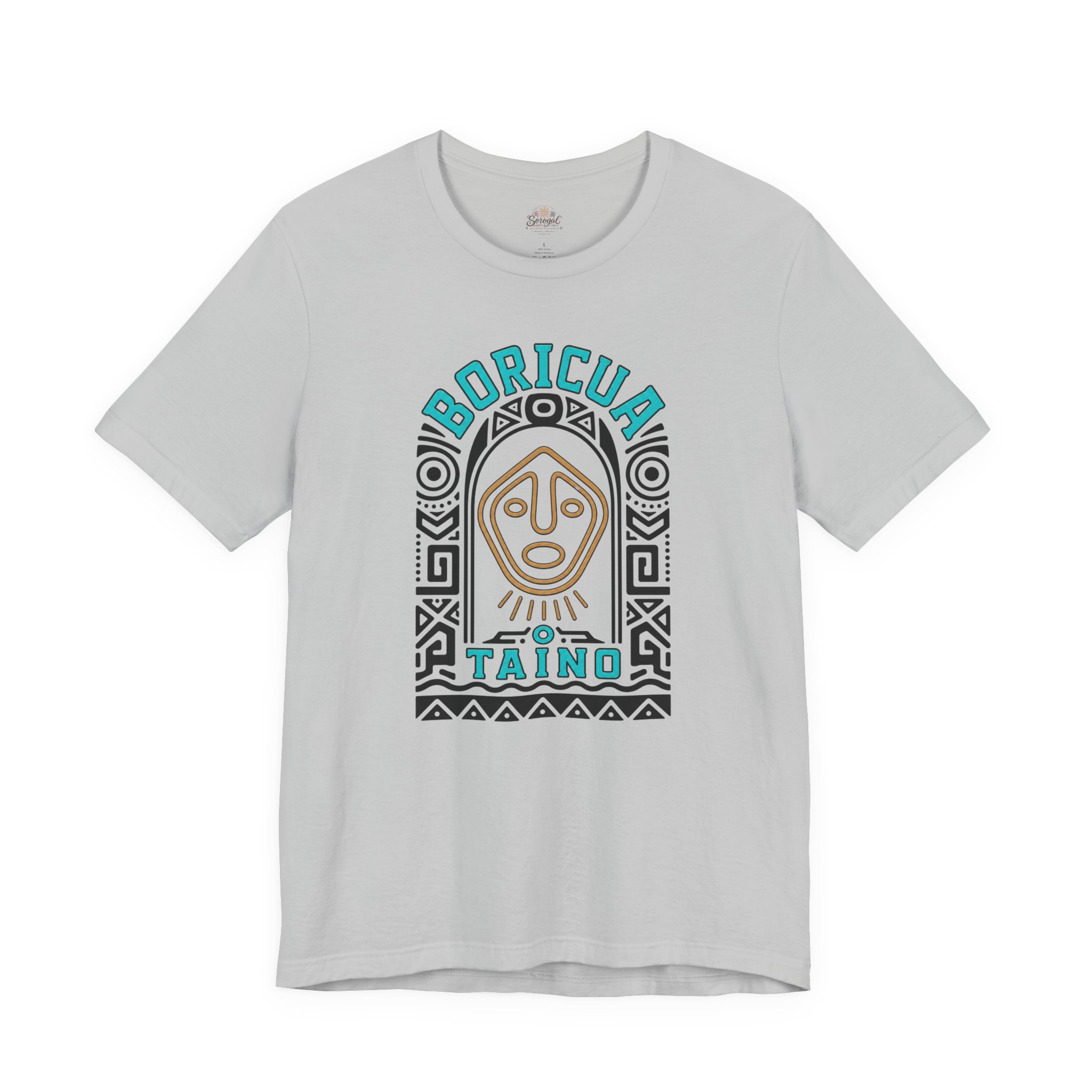 Boricua Taíno T-Shirt — Puerto Rican Heritage Tribal Symbol Tee - Image 3