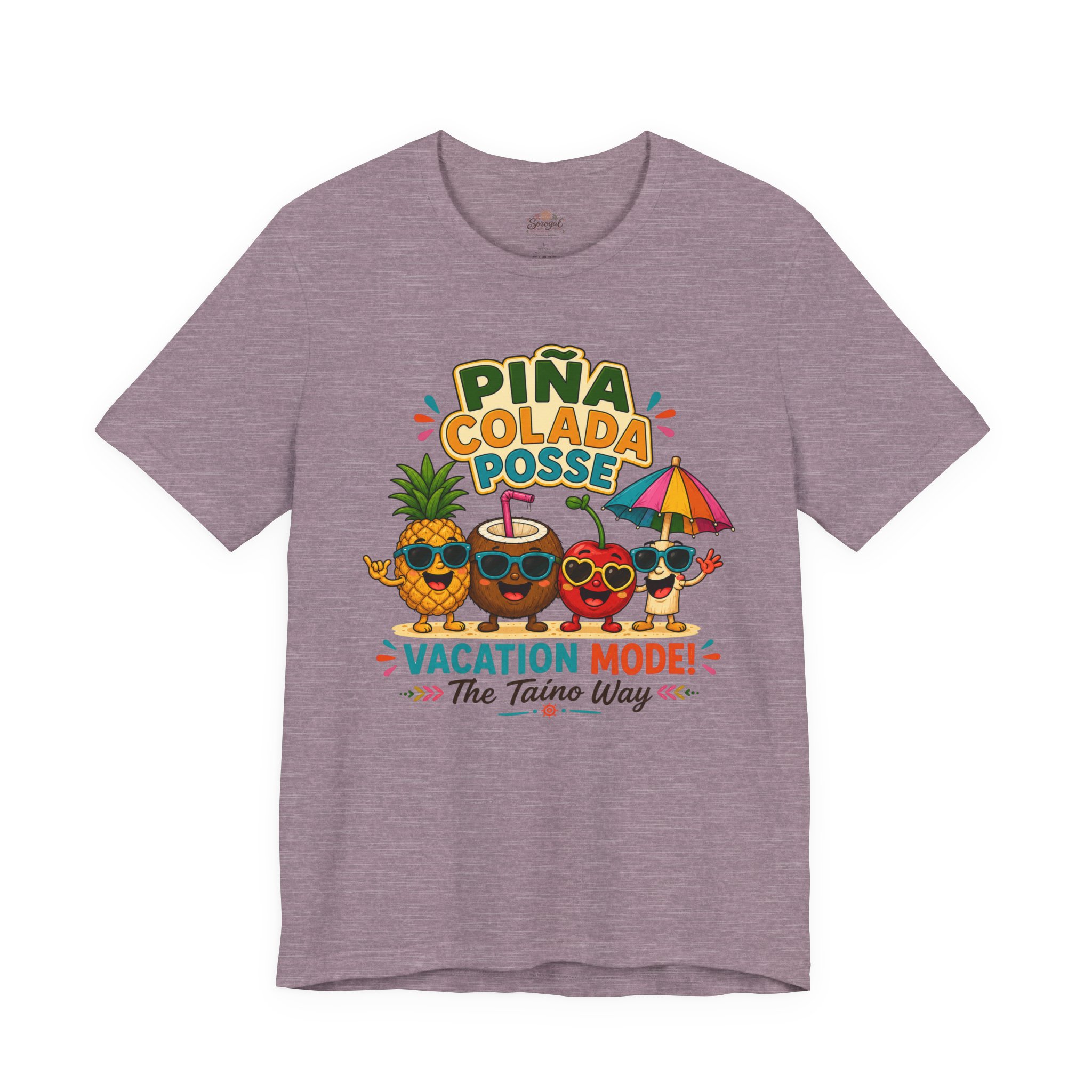 Piña Colada T-Shirt | Puerto Rican Vacation Mode Tropical Tee - Image 12