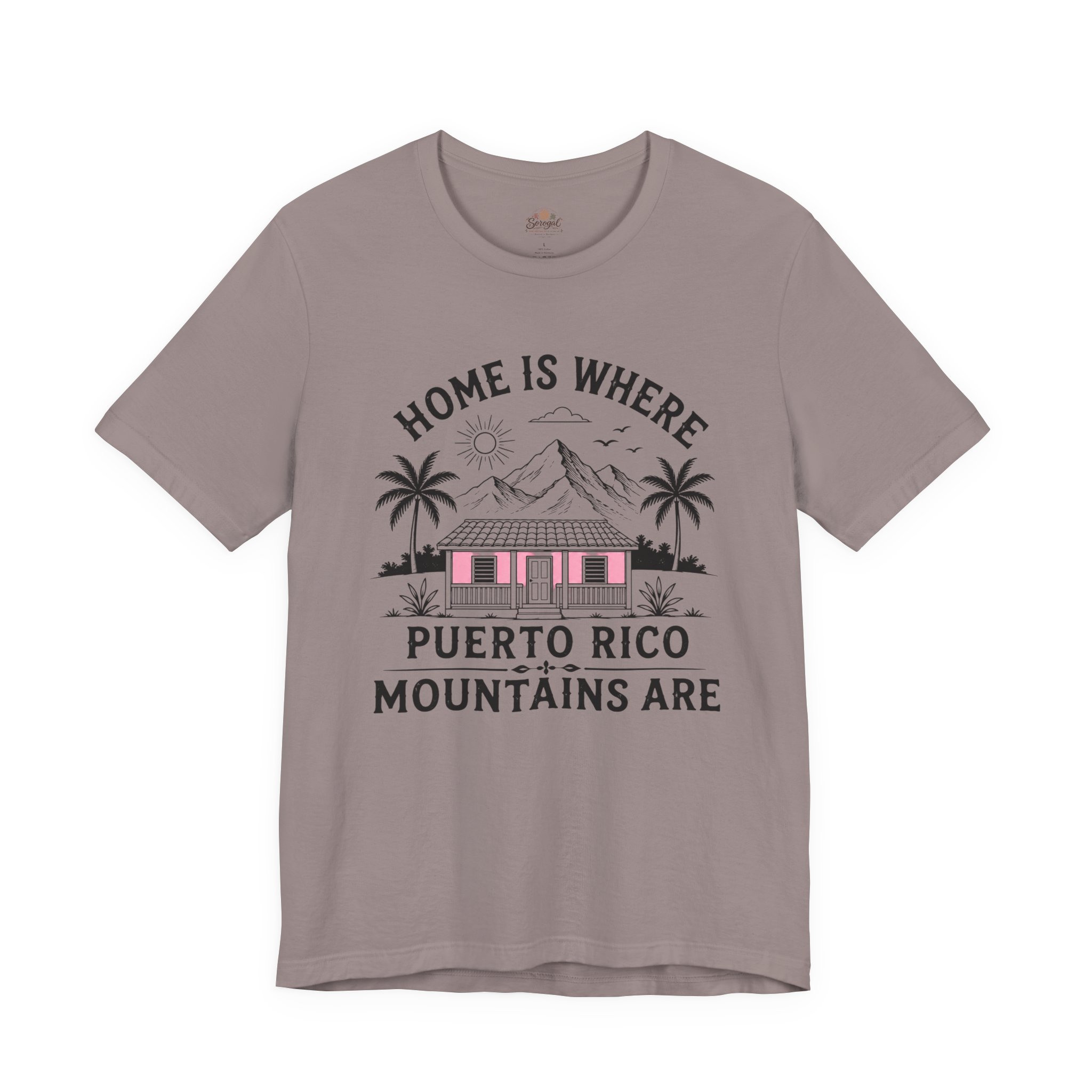 PPuerto Rico Mountains T-Shirt – Home Is Where Puerto Rico Mountains Are - Image 3