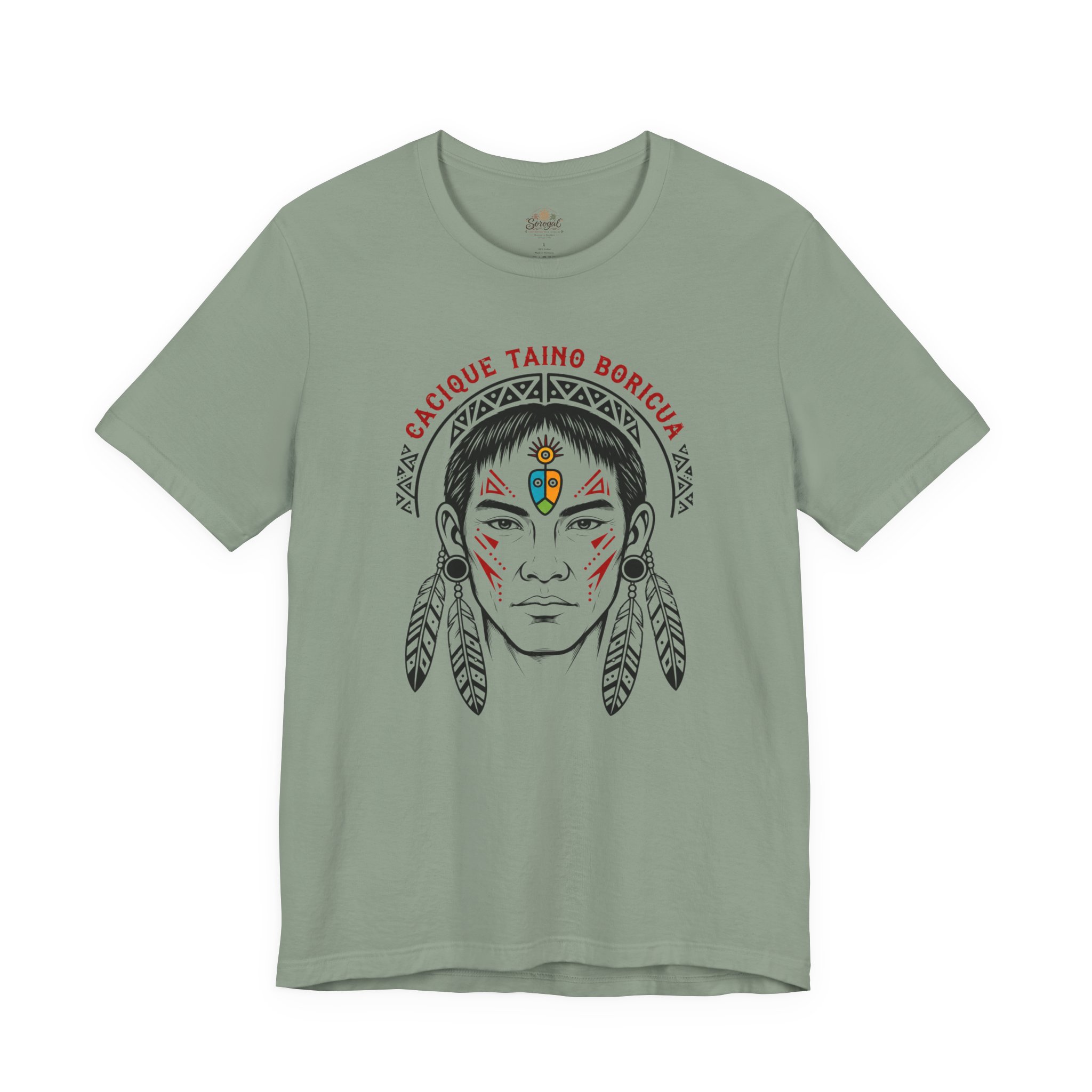 Cacique Taíno Boricua T-Shirt — Puerto Rican Indigenous Heritage Graphic Tee - Image 5