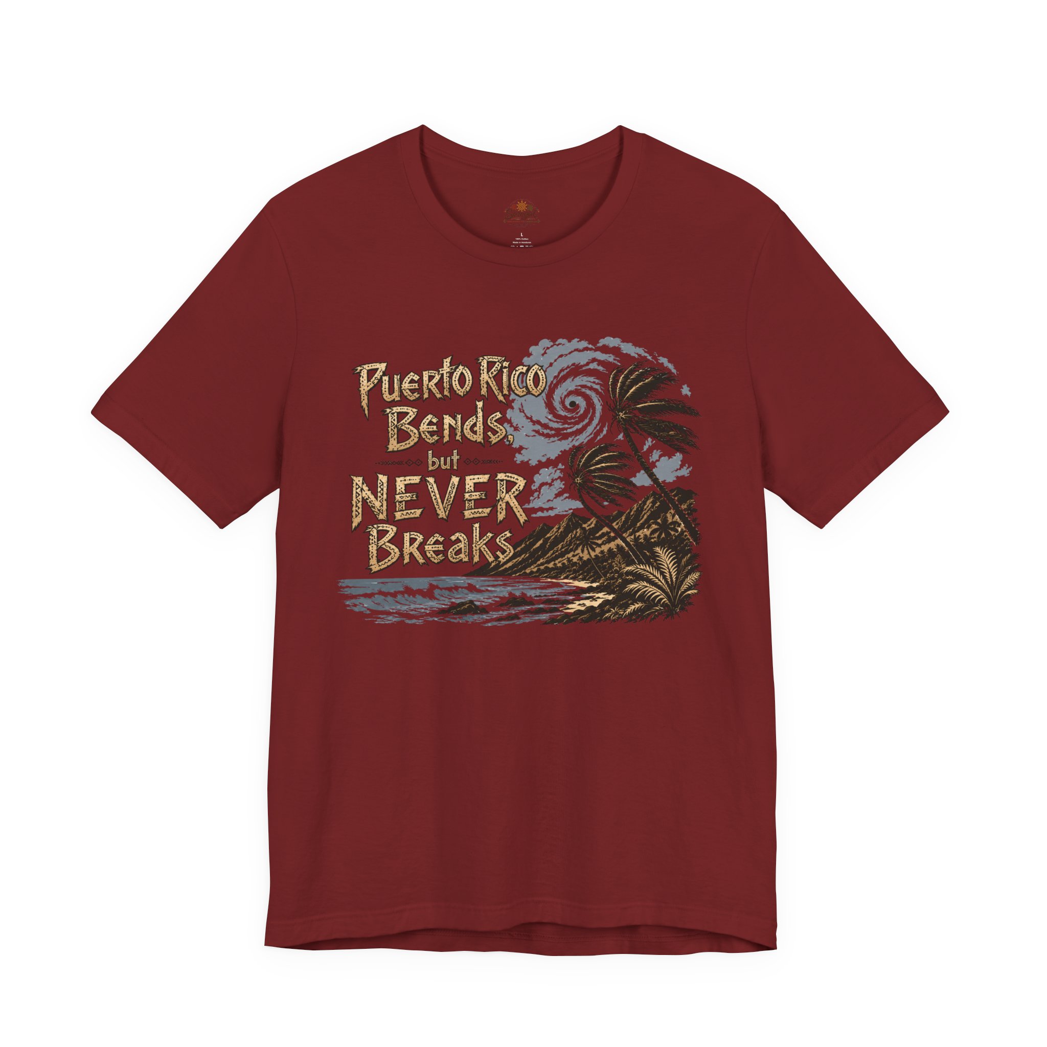 Puerto Rico Bends But Never Breaks T-Shirt | Sorogal - Image 11