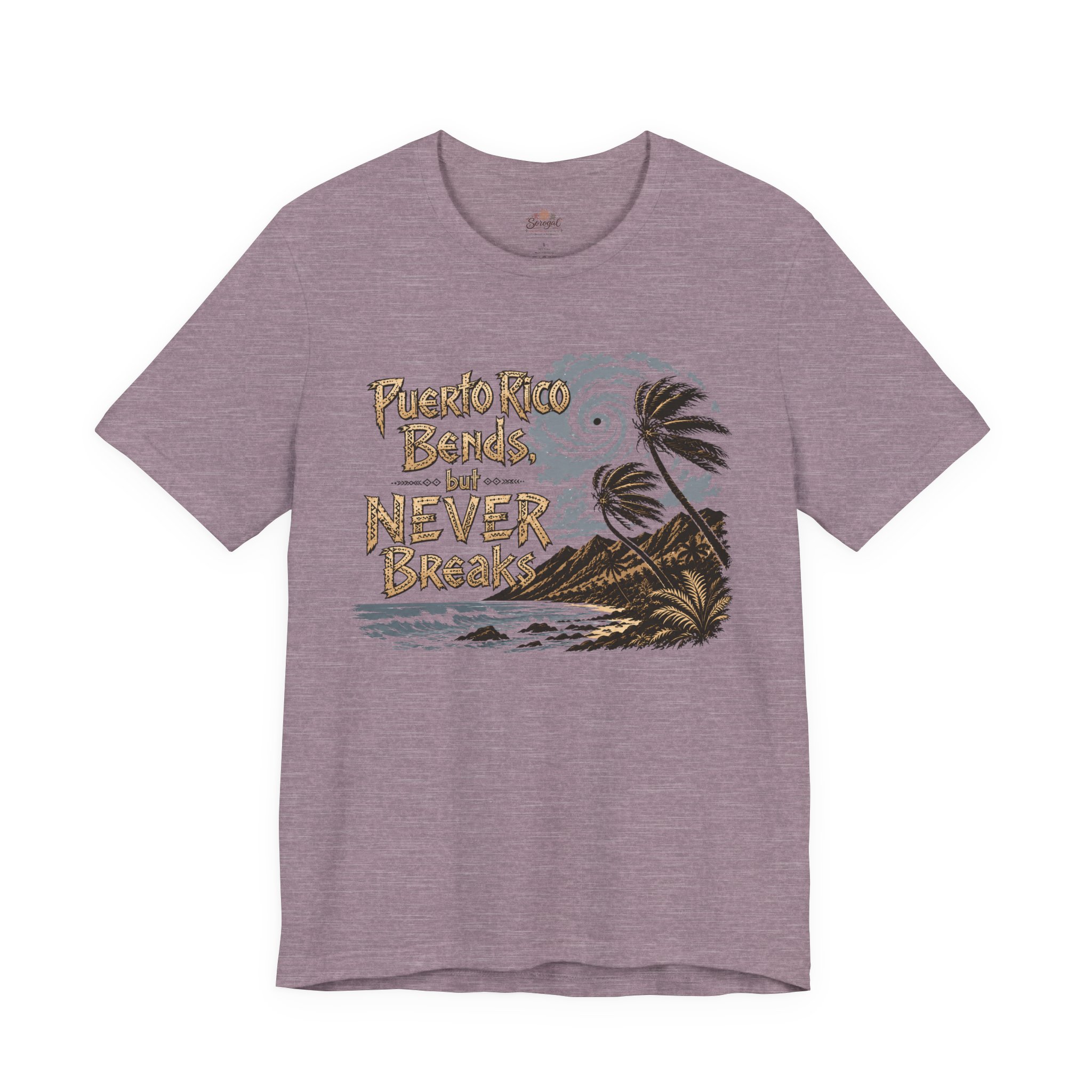 Puerto Rico Bends But Never Breaks T-Shirt | Sorogal - Image 10