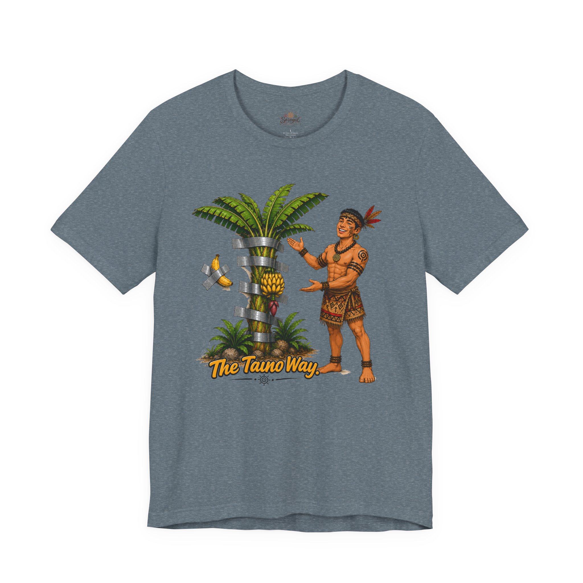 The Taíno Way T-Shirt — Funny Native Caribbean Illustration Tee - Image 9