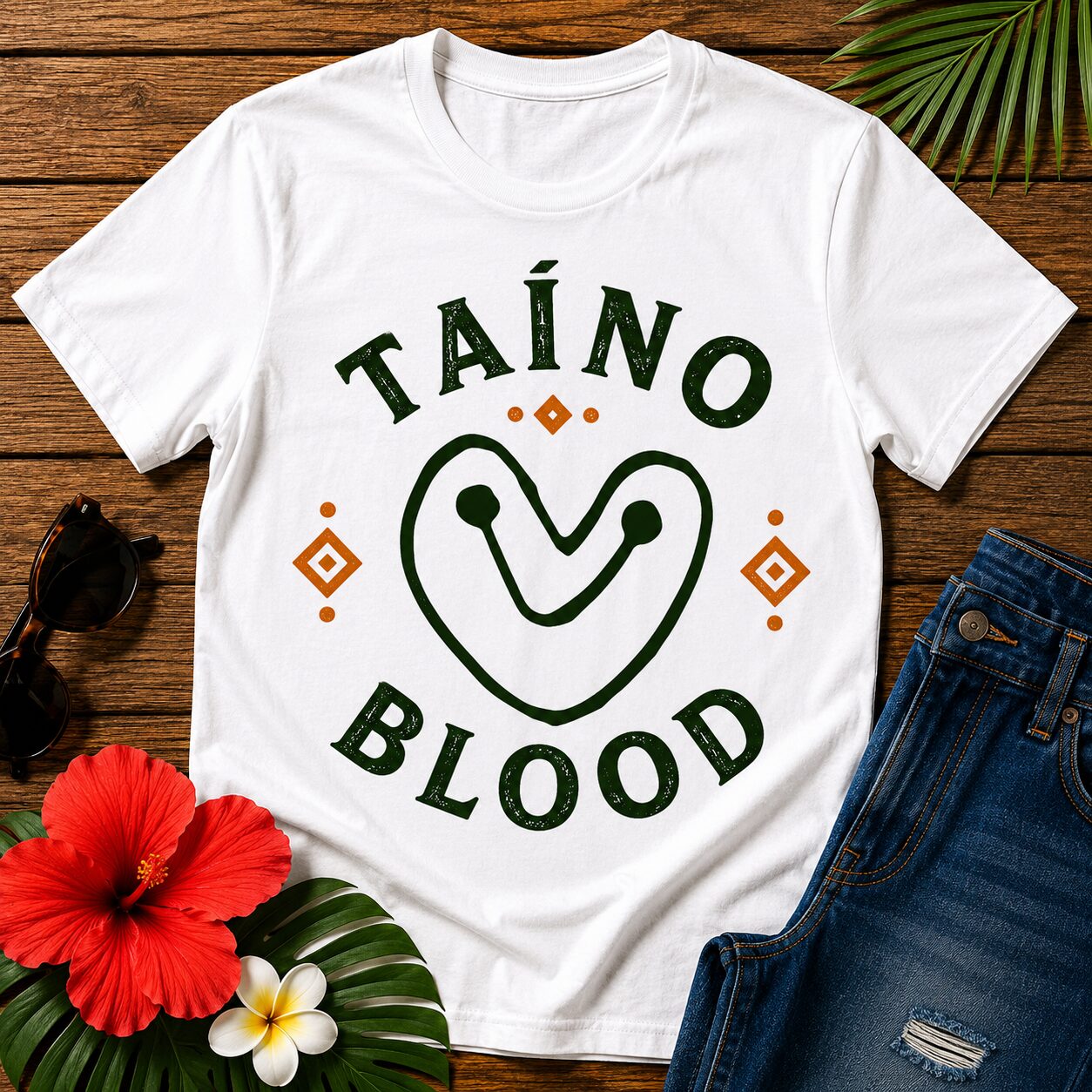 Taíno Blood T-Shirt | Puerto Rican Heritage Tee