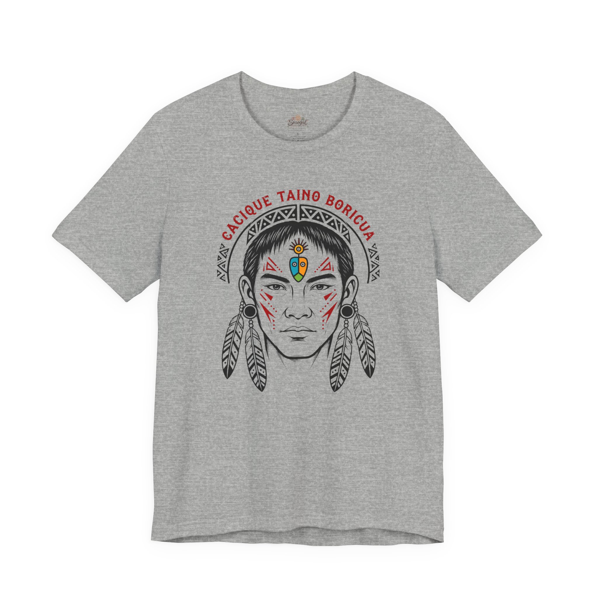 Cacique Taíno Boricua T-Shirt — Puerto Rican Indigenous Heritage Graphic Tee - Image 6