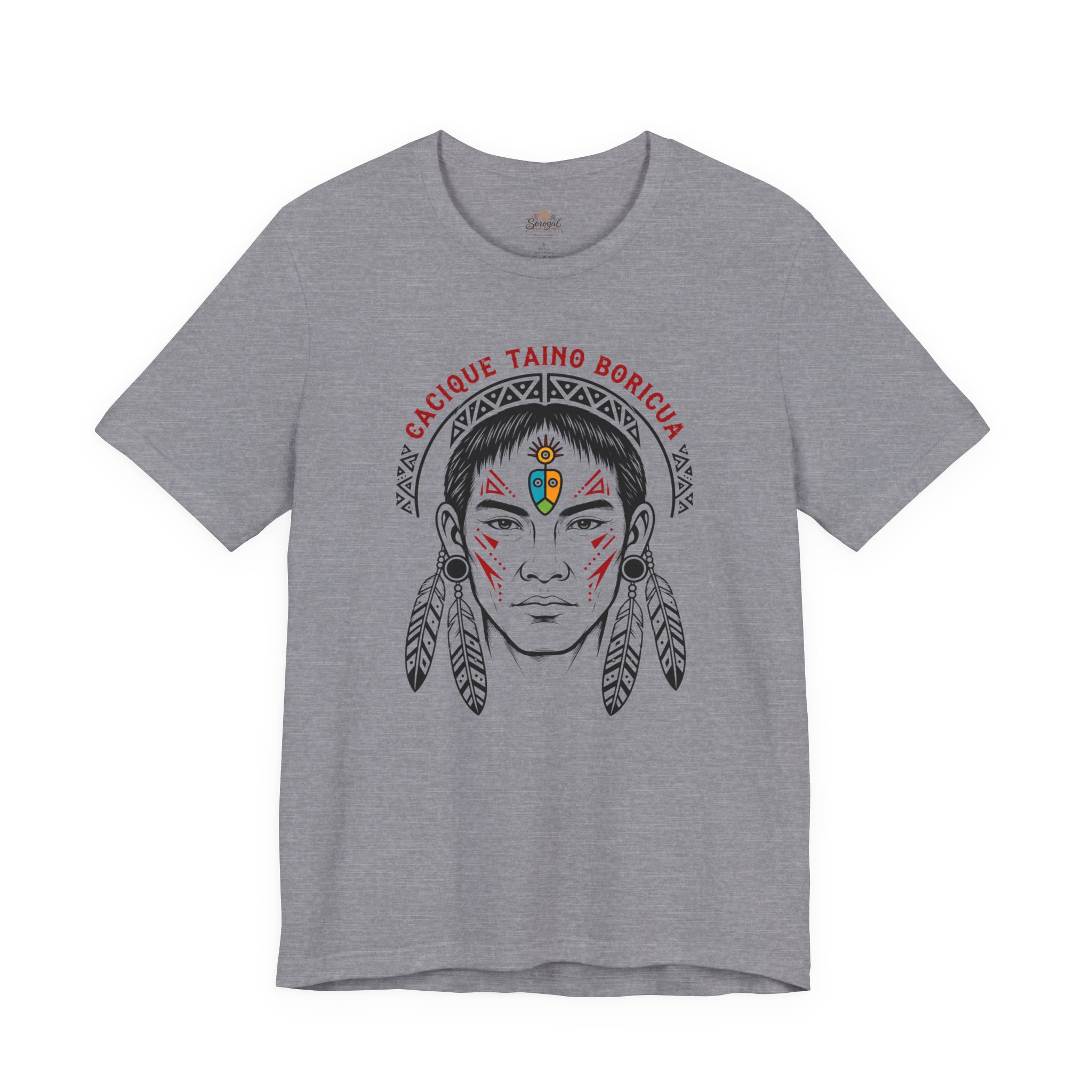 Cacique Taíno Boricua T-Shirt — Puerto Rican Indigenous Heritage Graphic Tee - Image 8