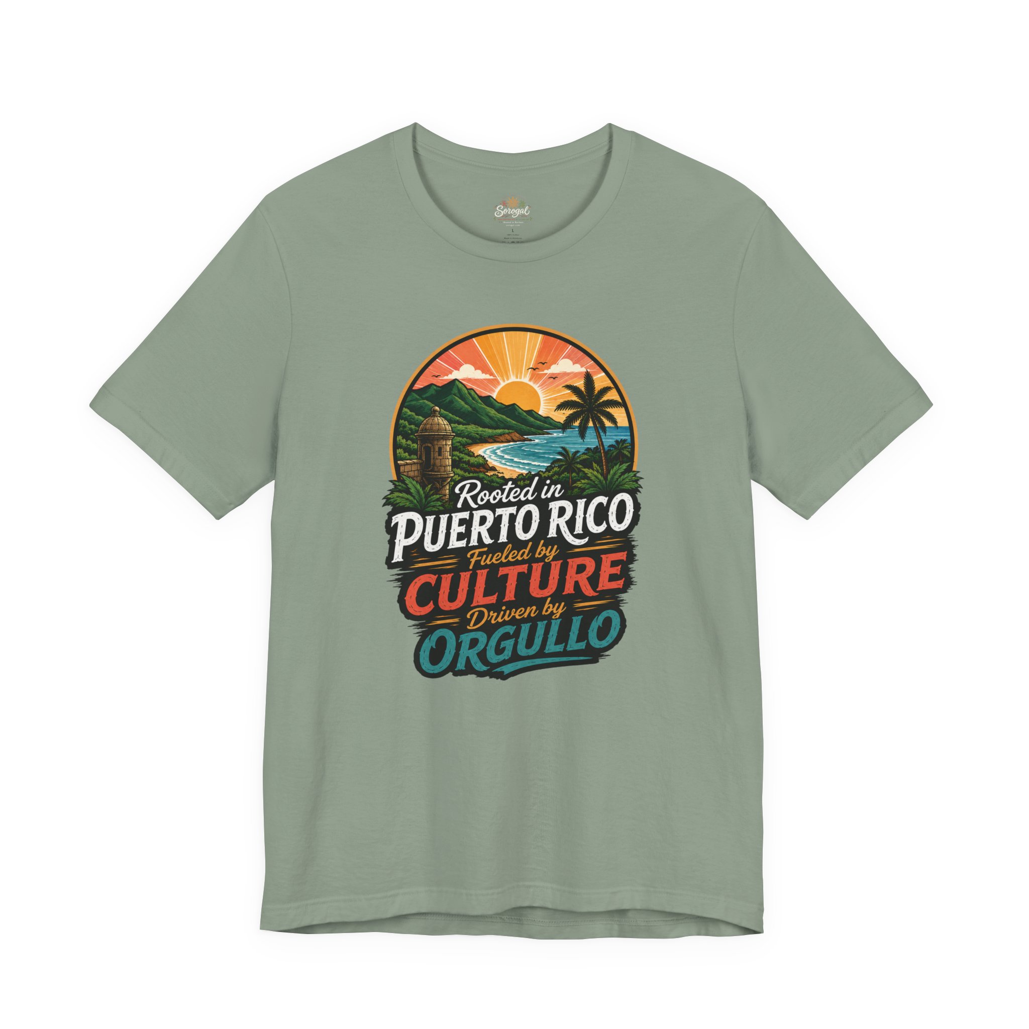 Puerto Rico Pride T-Shirt — Rooted in Puerto Rico Fueled by Culture Graphic Tee - Image 6