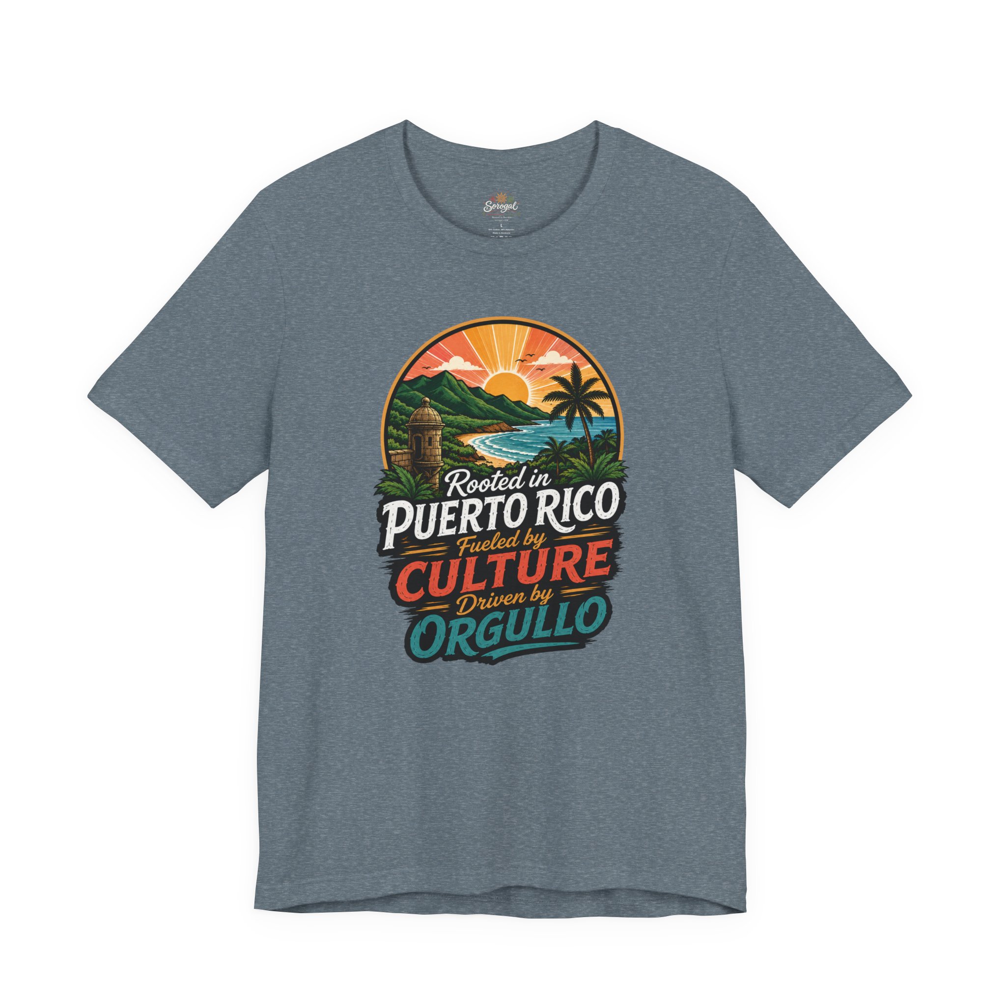 Puerto Rico Pride T-Shirt — Rooted in Puerto Rico Fueled by Culture Graphic Tee - Image 8