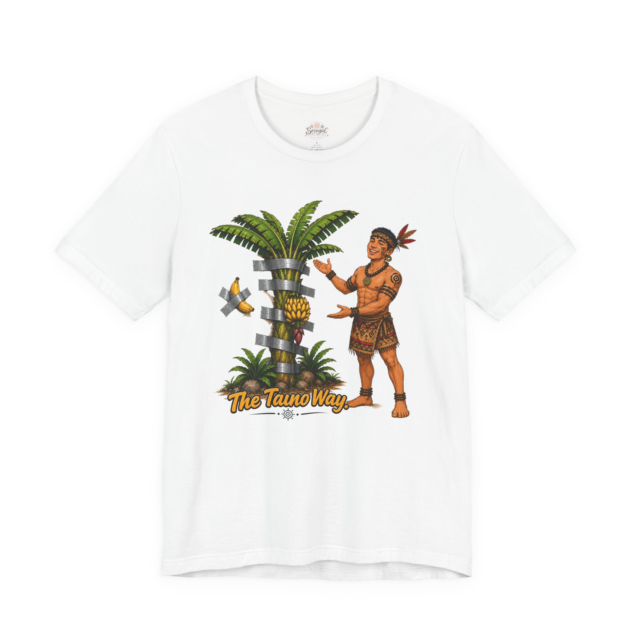 The Taíno Way T-Shirt — Funny Native Caribbean Illustration Tee - Image 2