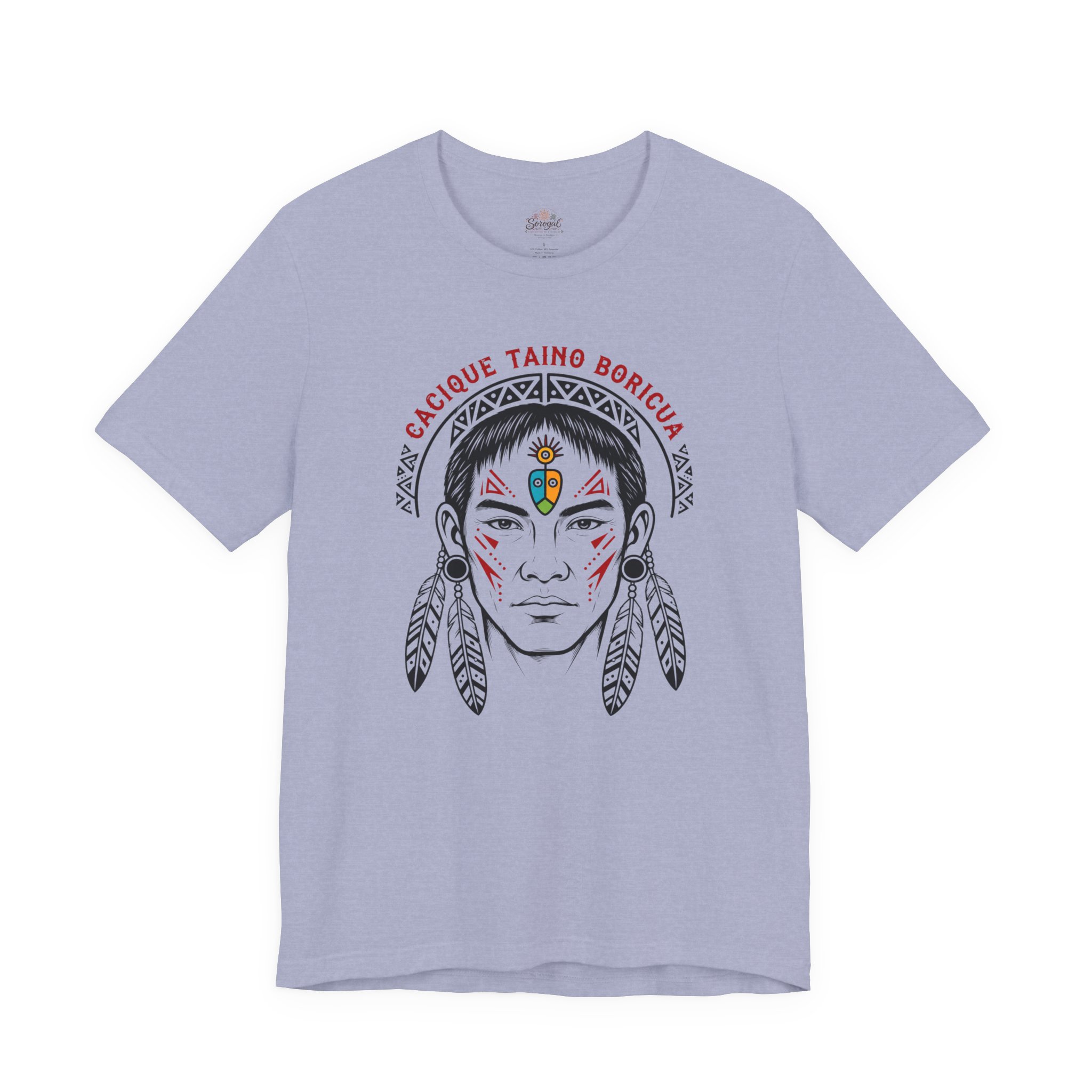 Cacique Taíno Boricua T-Shirt — Puerto Rican Indigenous Heritage Graphic Tee - Image 7