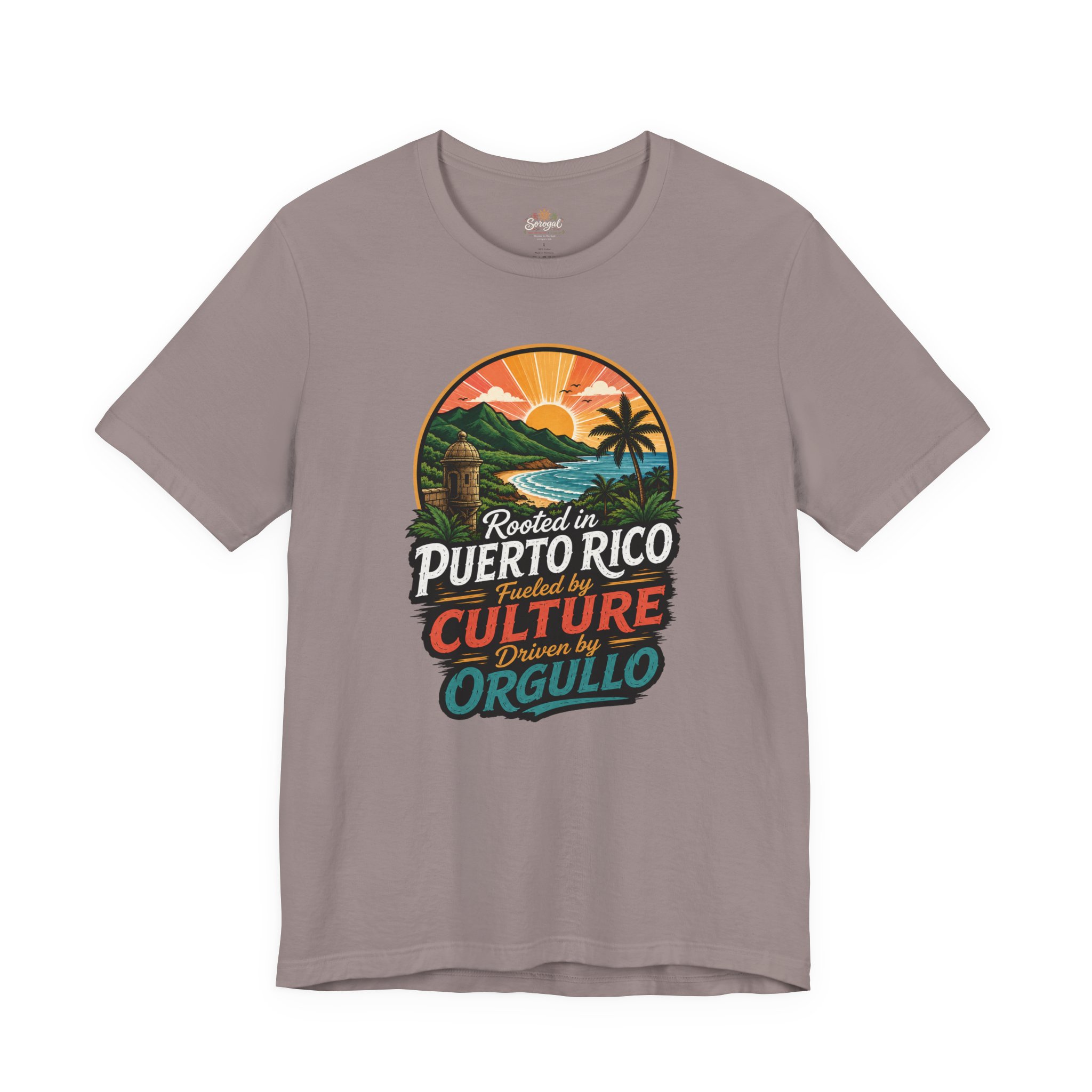 Puerto Rico Pride T-Shirt — Rooted in Puerto Rico Fueled by Culture Graphic Tee - Image 3