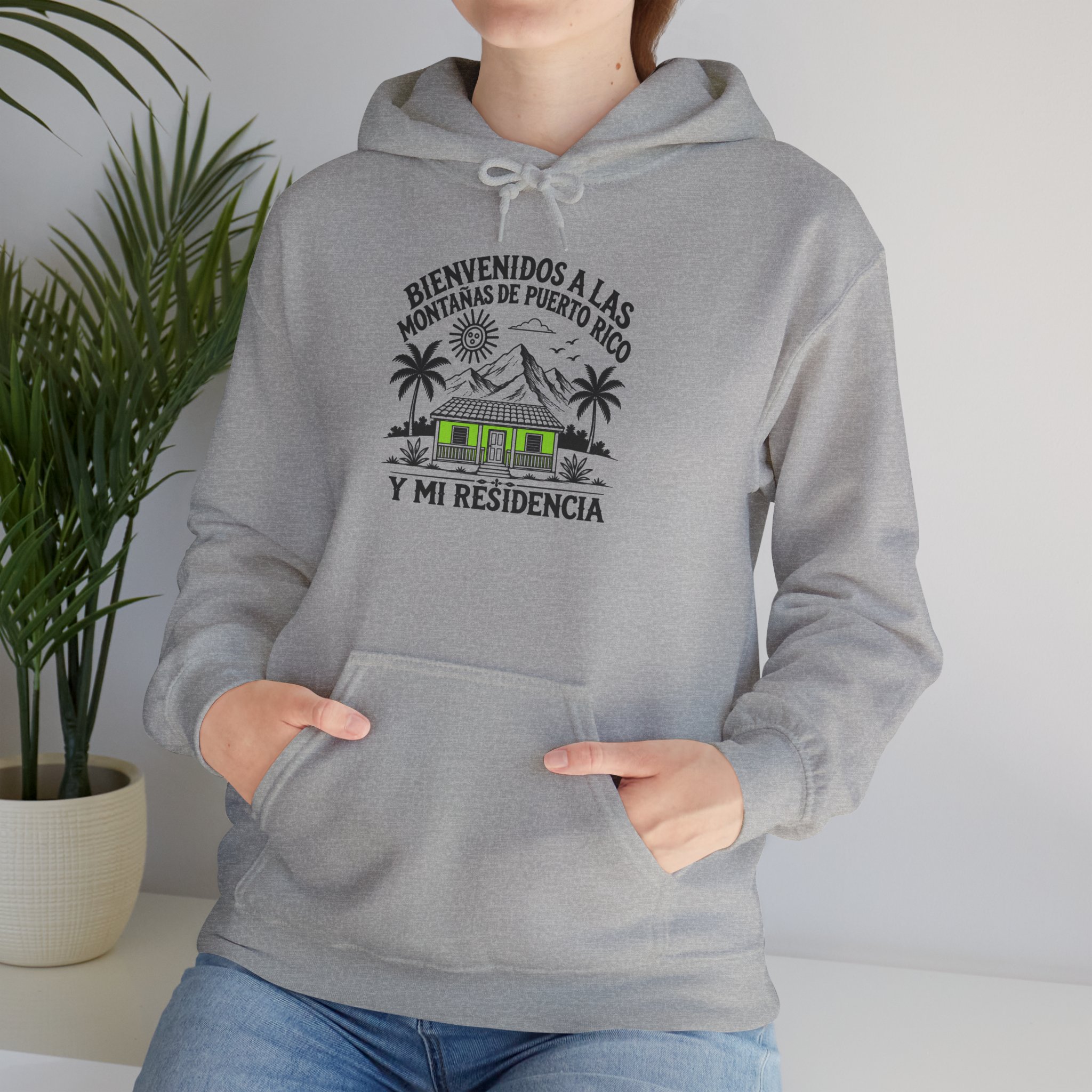 Hoodie — “Bienvenidos a las Montañas de Puerto Rico” Diseño Taíno - Image 7
