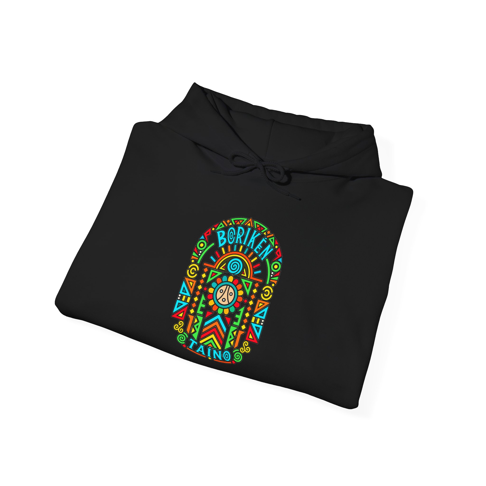Borikén Taíno Hoodie – Colorful Puerto Rican Heritage Design - Image 14