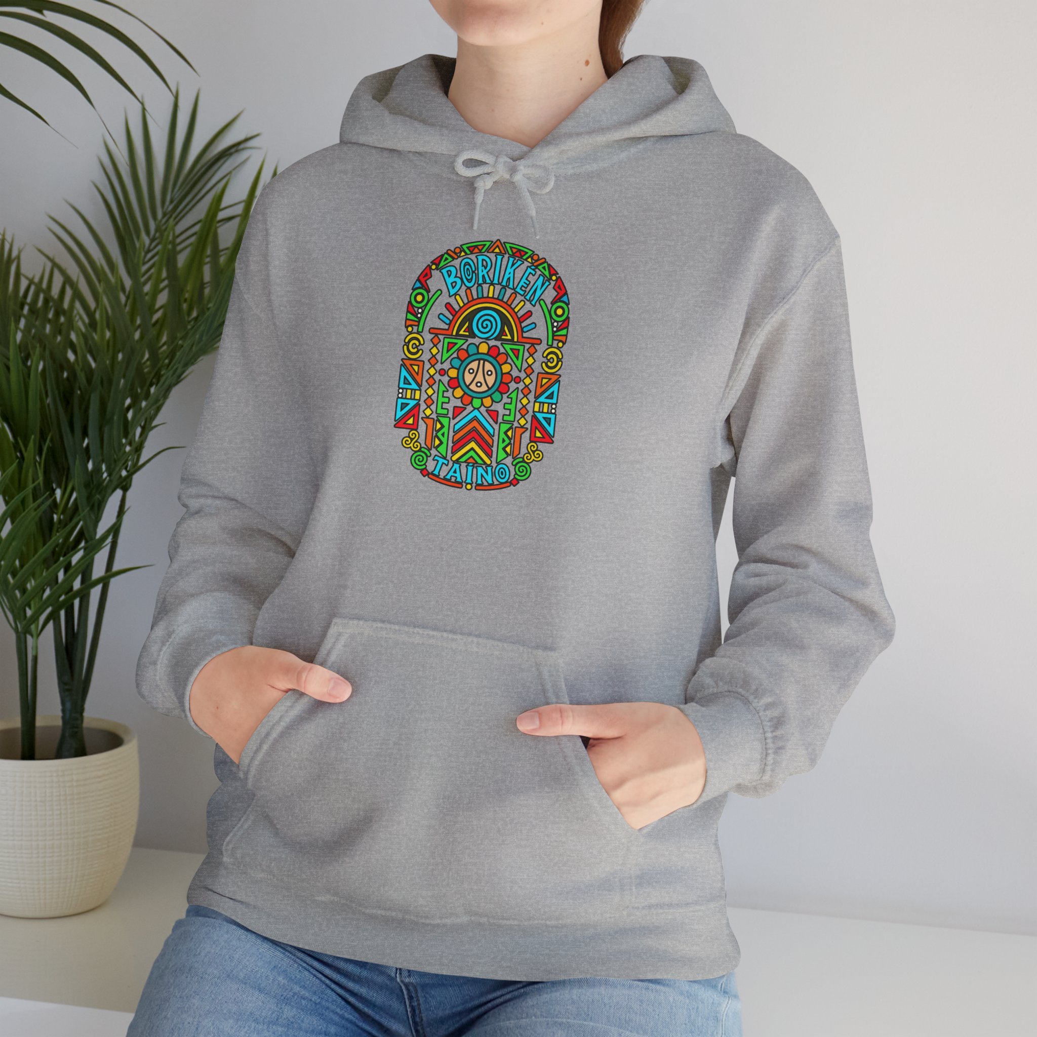 Borikén Taíno Hoodie – Colorful Puerto Rican Heritage Design - Image 15