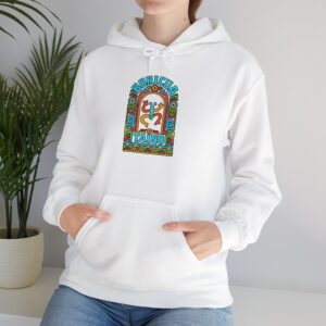Boricua Taíno Hoodie with colorful Puerto Rican heritage design