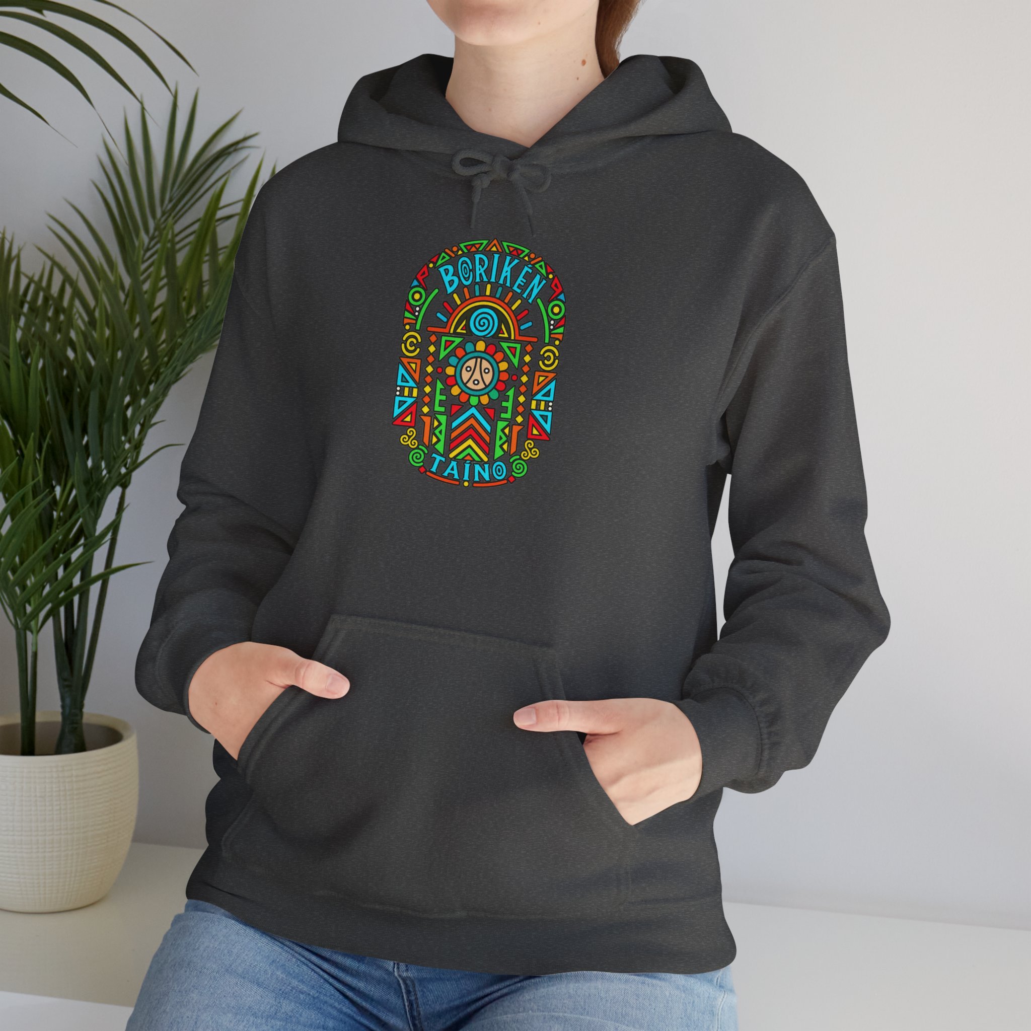 Borikén Taíno Hoodie – Colorful Puerto Rican Heritage Design - Image 29