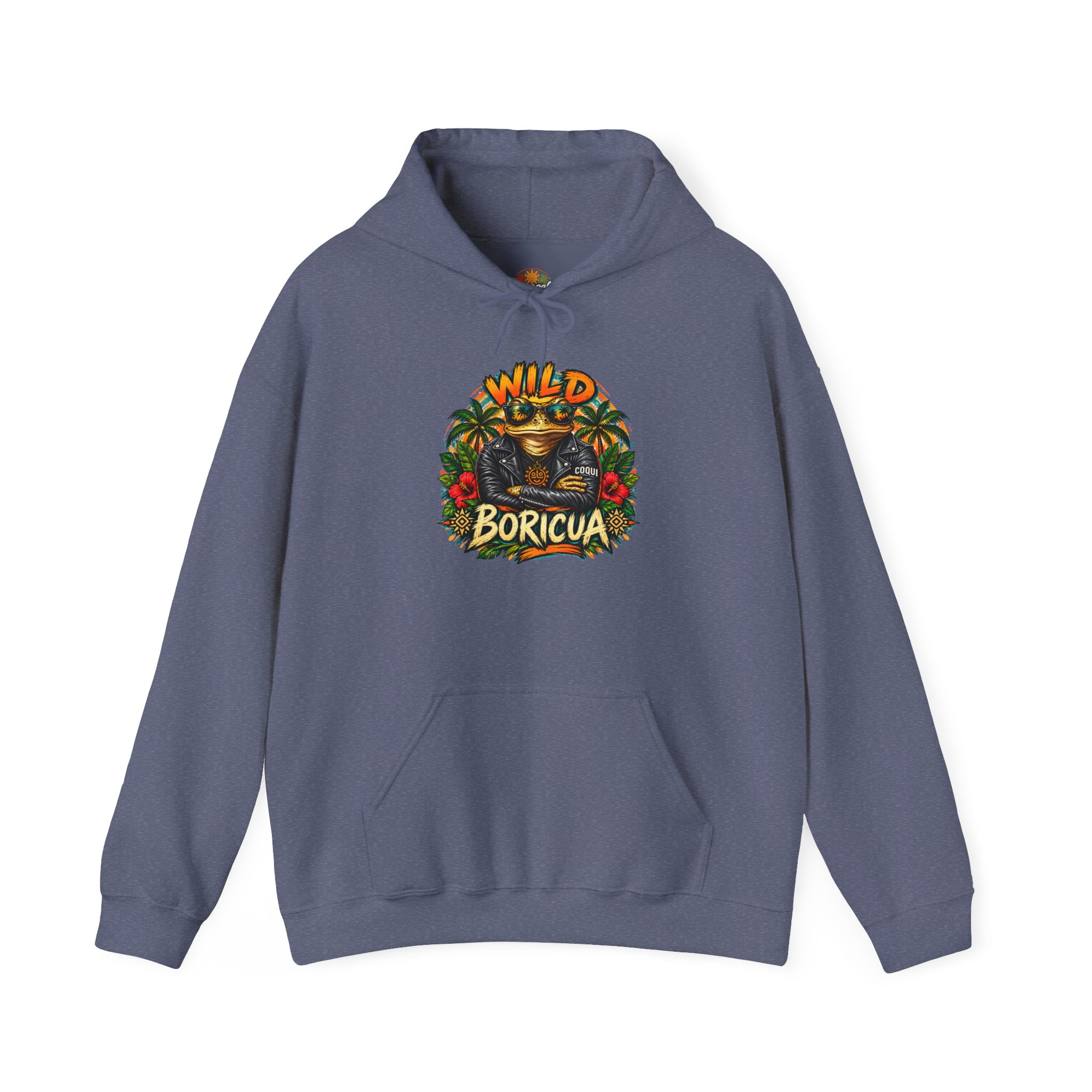 Wild Boricua Coquí Hoodie – Puerto Rican Tropical Frog Design - Image 39