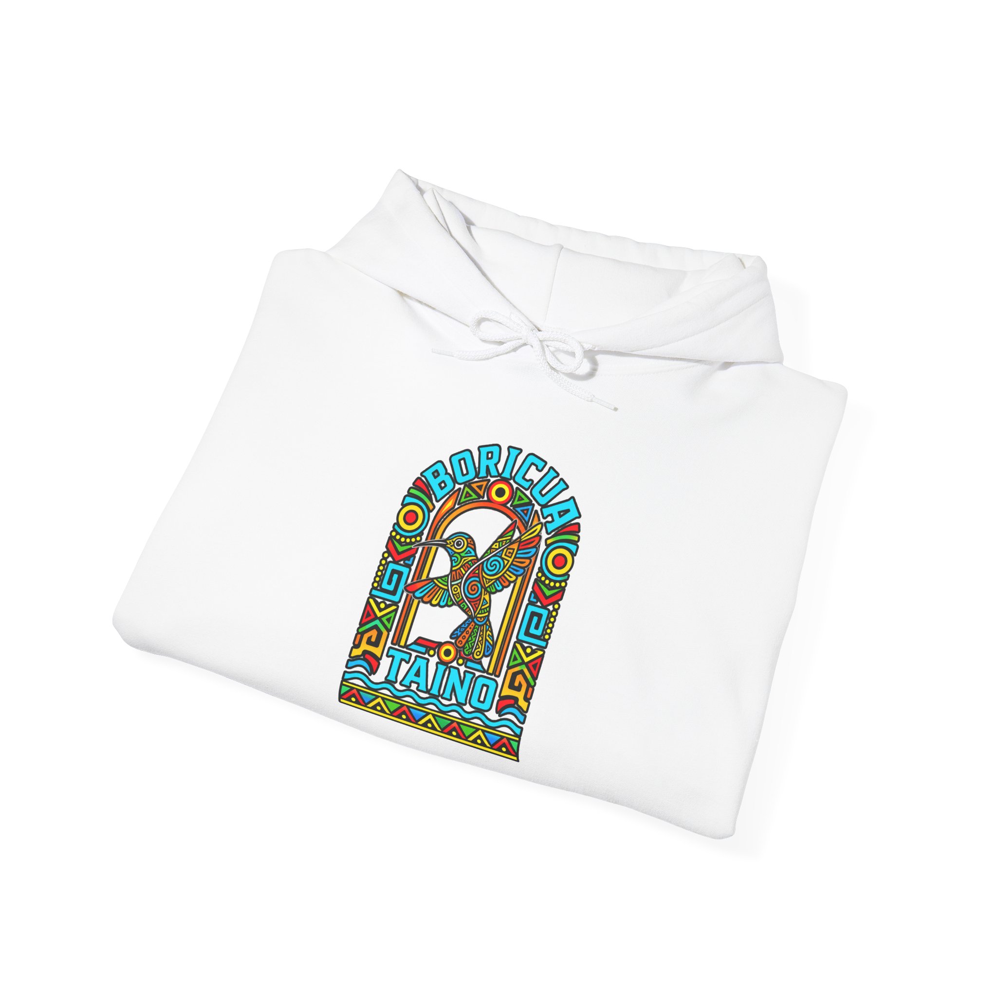 Boricua Taíno Hummingbird Hoodie – Puerto Rican Heritage - Image 7
