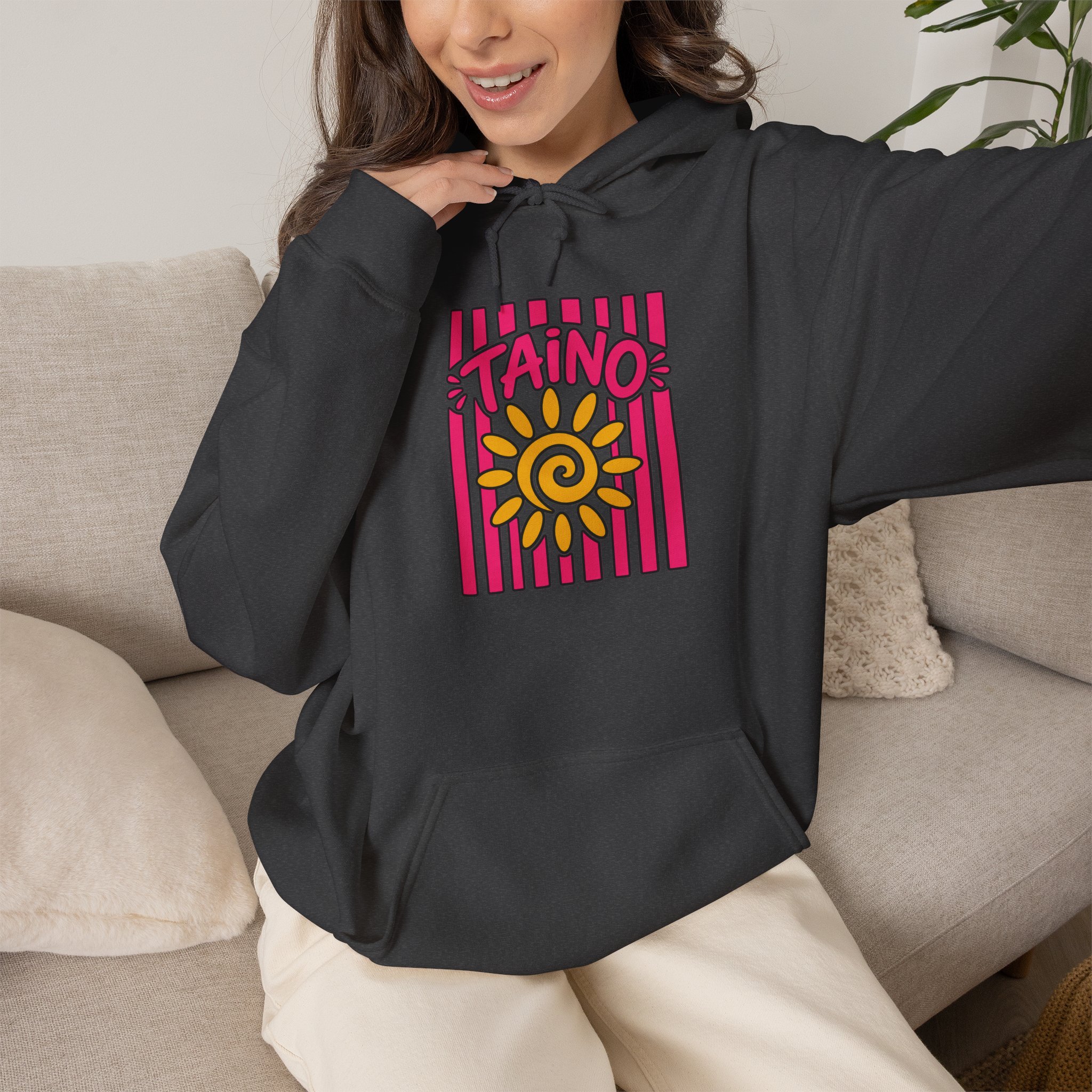 Taíno Sun Hoodie – Puerto Rican Heritage Graphic Sweatshirt - Image 23