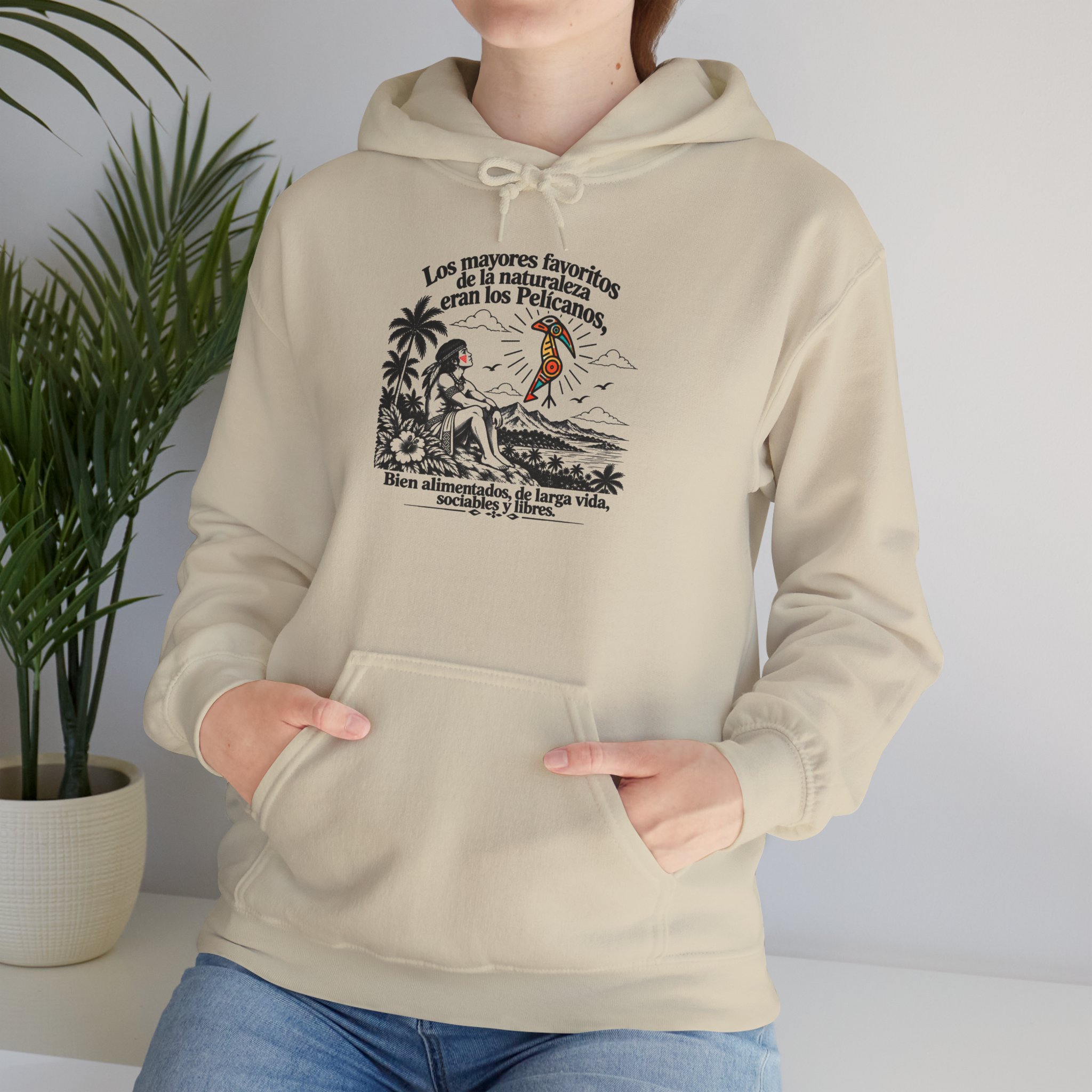 Hoodie — Pelícano Taíno “Los Mayores Favoritos de la Naturaleza” - Image 8