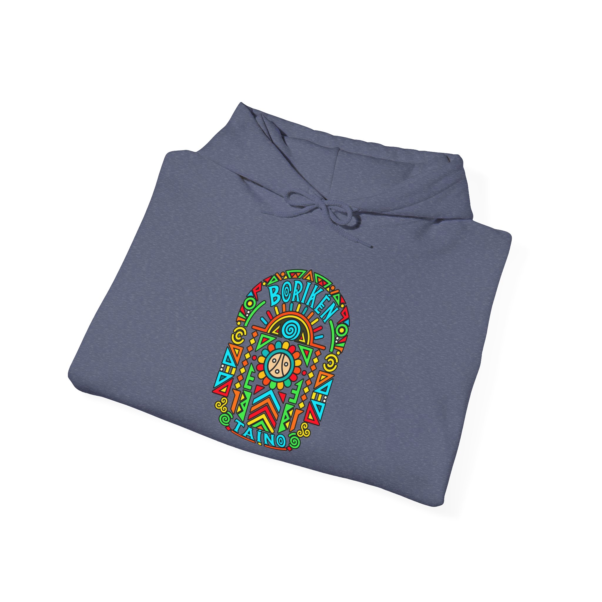Borikén Taíno Hoodie – Colorful Puerto Rican Heritage Design - Image 42