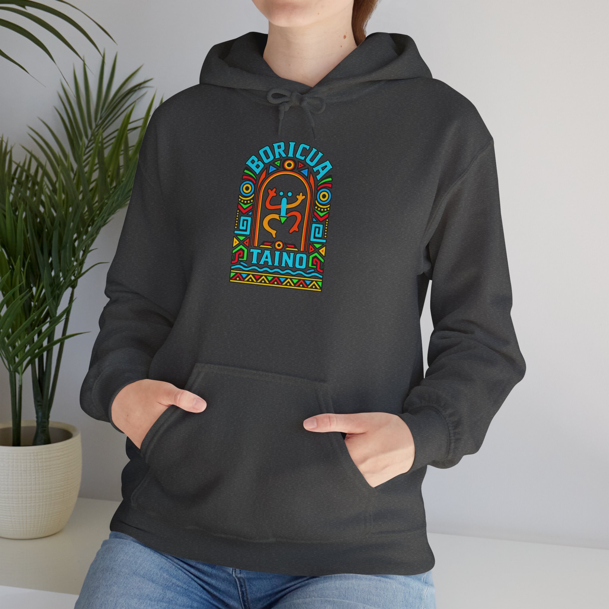 Boricua Taíno Hoodie – Colorful Puerto Rican Heritage Design - Image 29