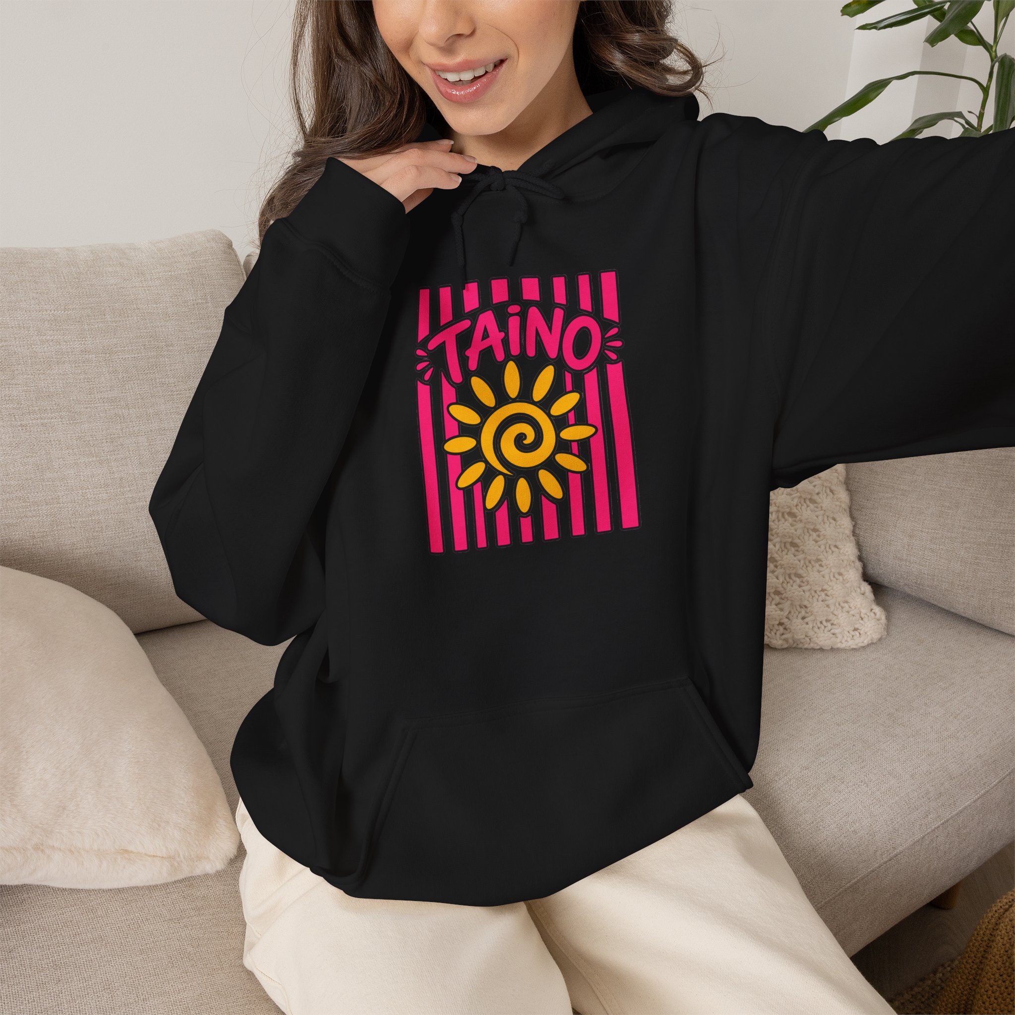 Taíno Sun Hoodie – Puerto Rican Heritage Graphic Sweatshirt - Image 9